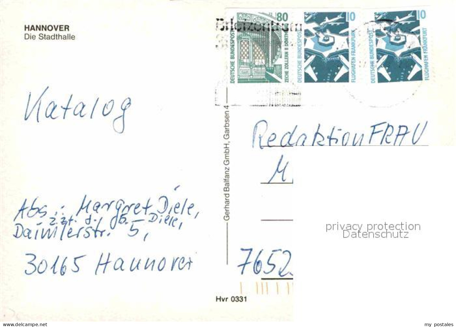 72751958 Hannover Stadthalle Hannover - Hannover