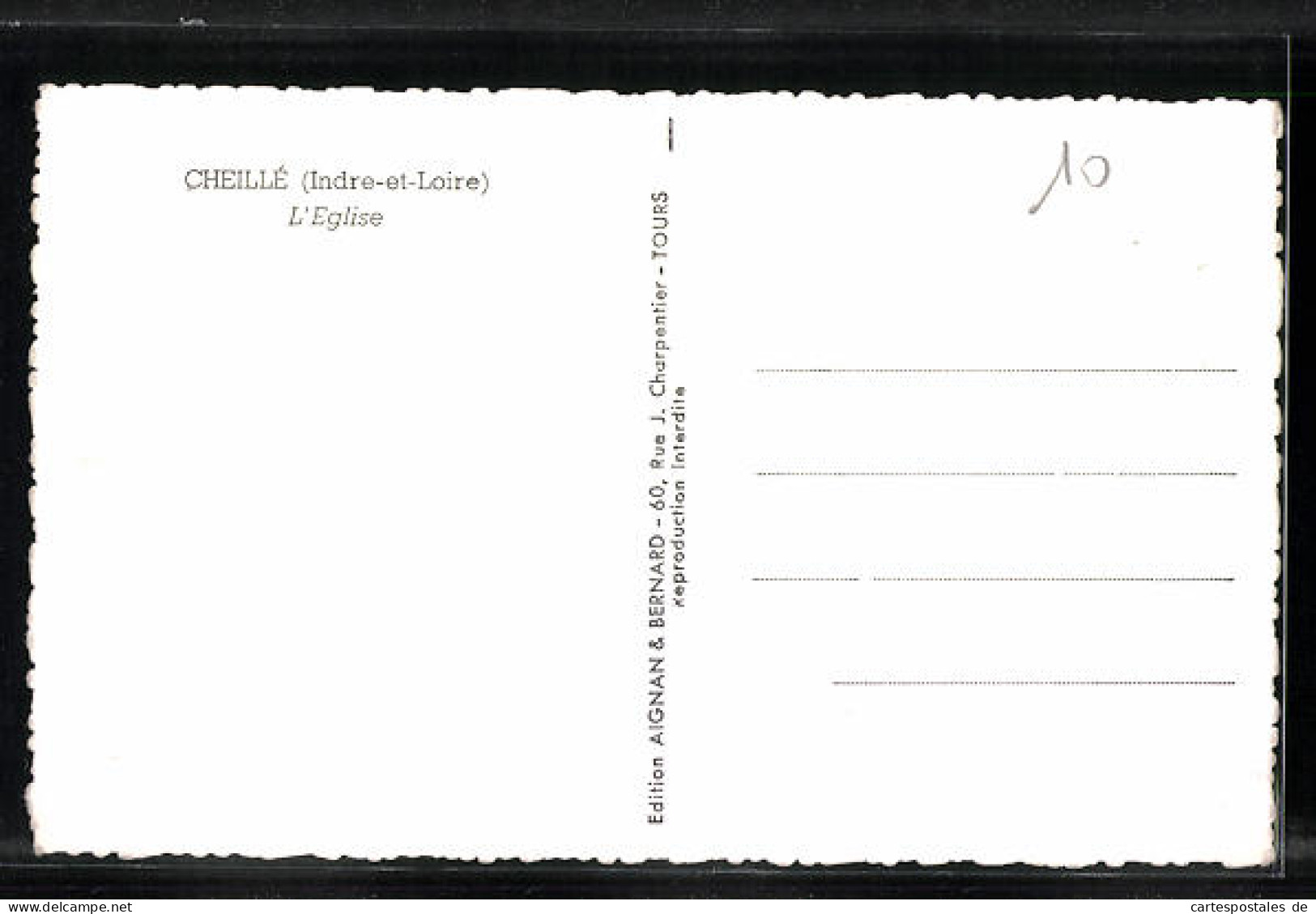 CPA Cheille, L`Eglise  - Other & Unclassified