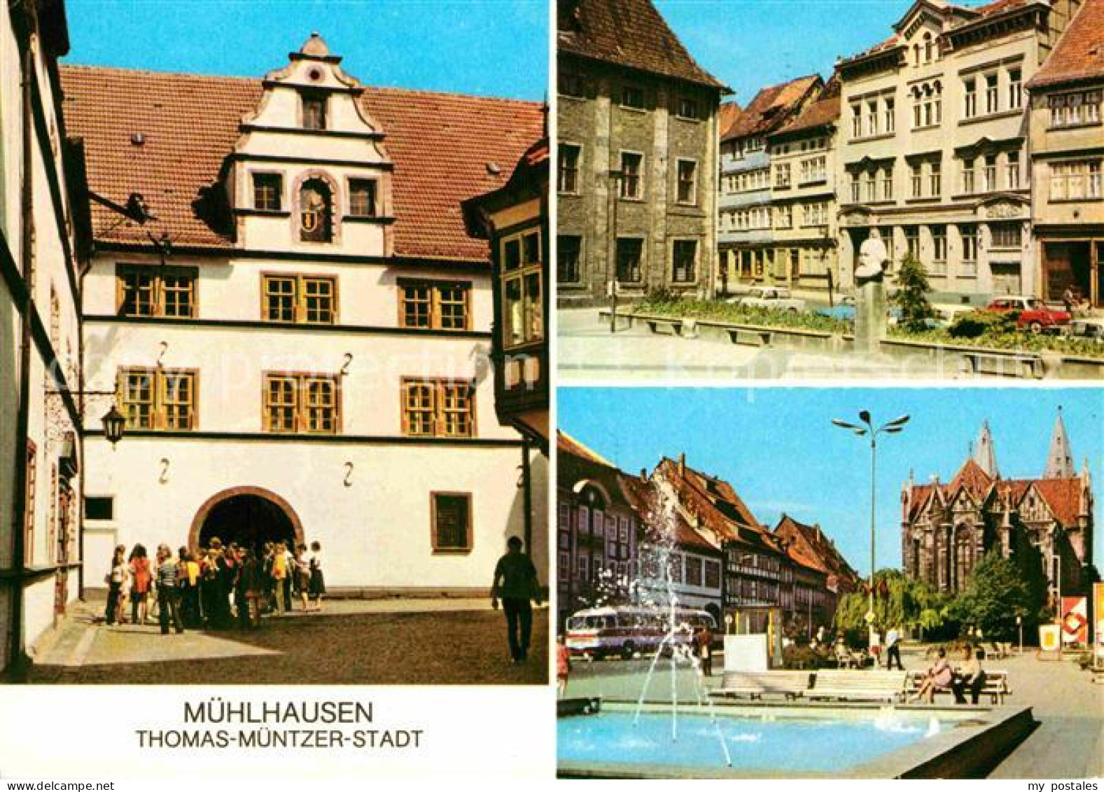 72751832 Muehlhausen Vogtland Rathaus Karl Marx Platz Wilhelm Pieck Platz Muehlh - Bad Elster