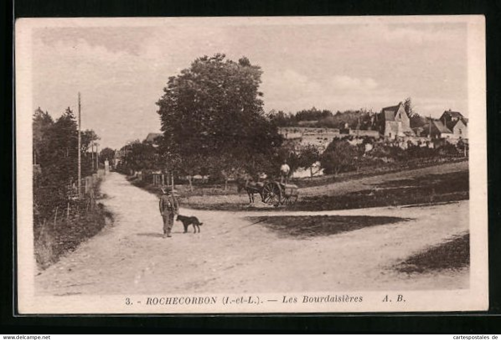 CPA Rochecorbon, Les Bourdaisieres  - Rochecorbon
