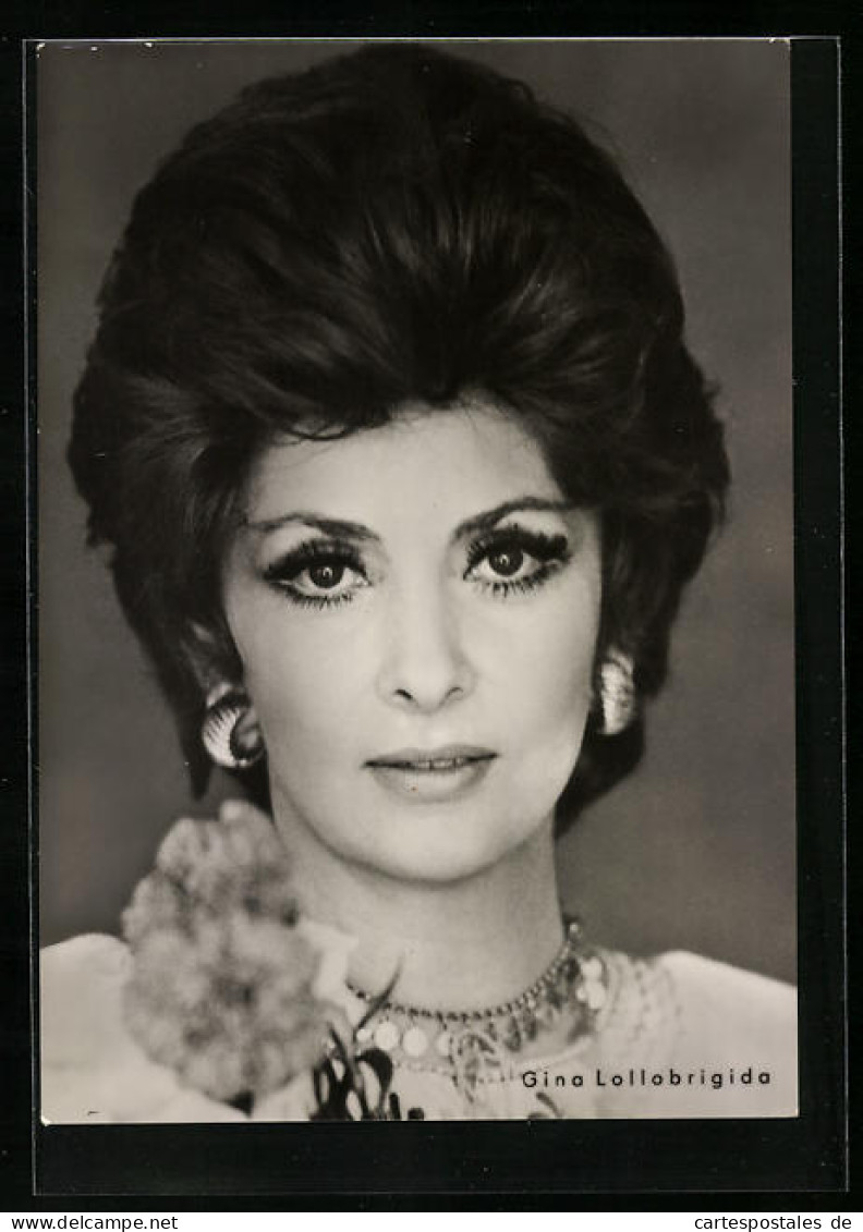 AK Gina Lollobrigida, Portrait Der Schauspielerin Aus Der Glöckner Von Notre Dame  - Acteurs