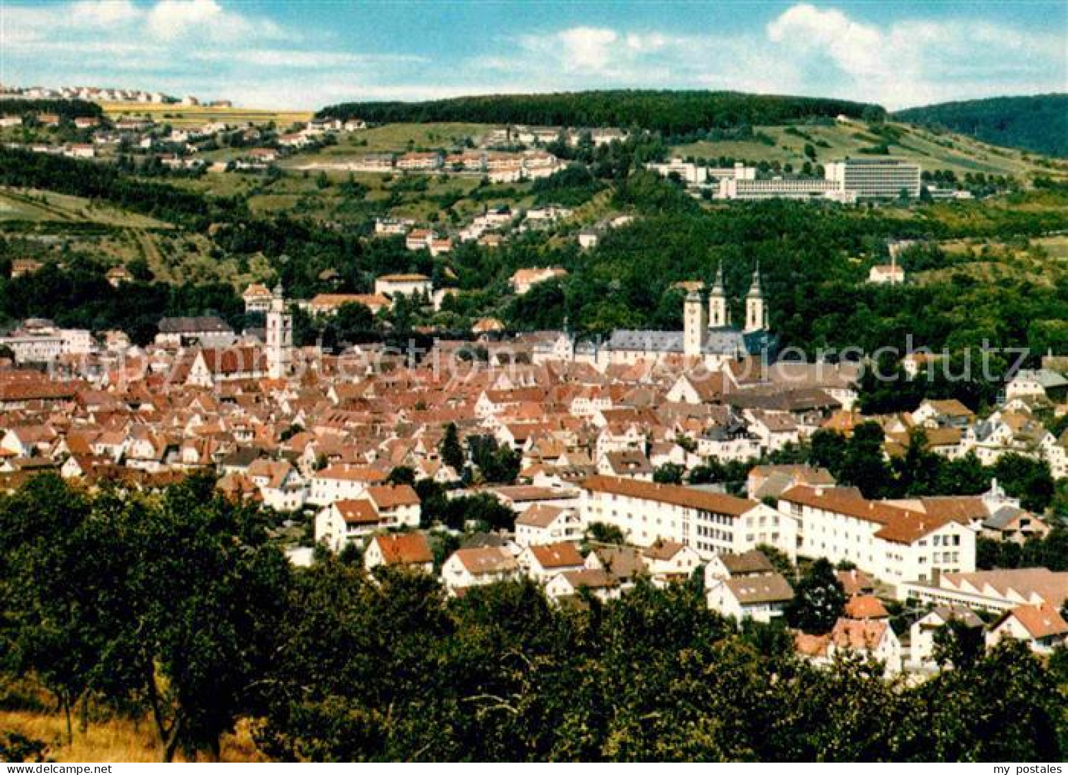 72751790 Bad Mergentheim Panorama Blick Ueber Die Stadt Bad Mergentheim - Bad Mergentheim