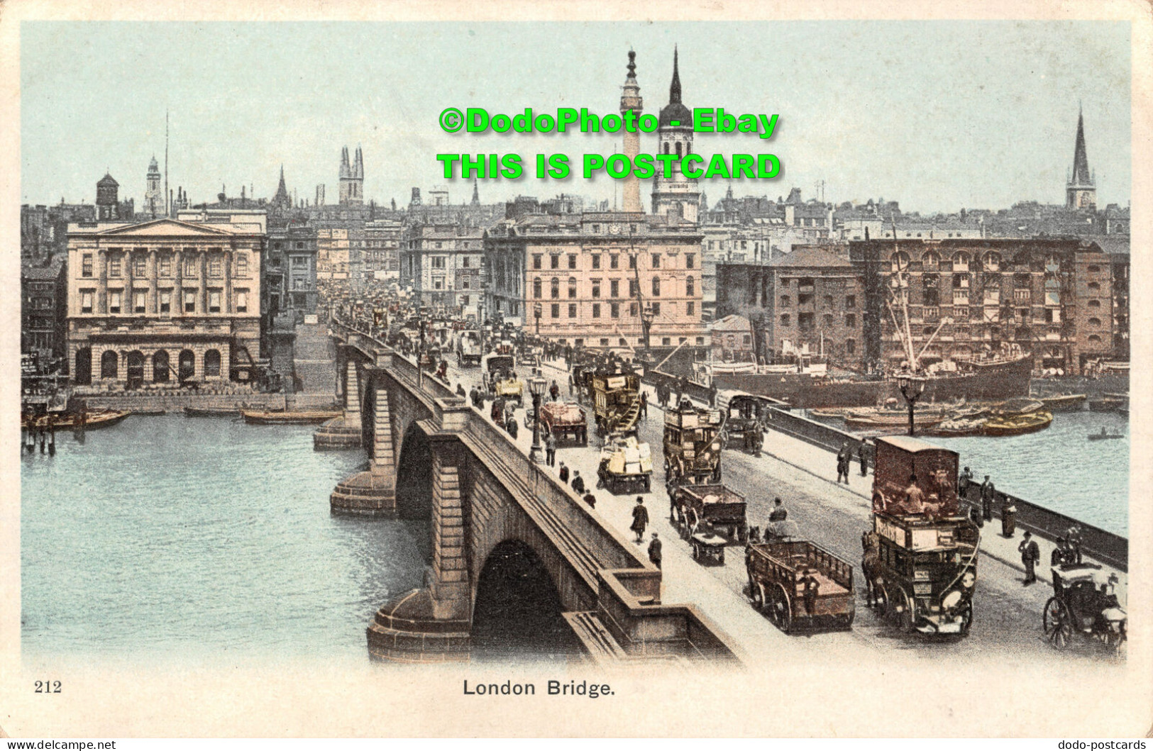 R414179 London Bridge. Postcard - Autres & Non Classés