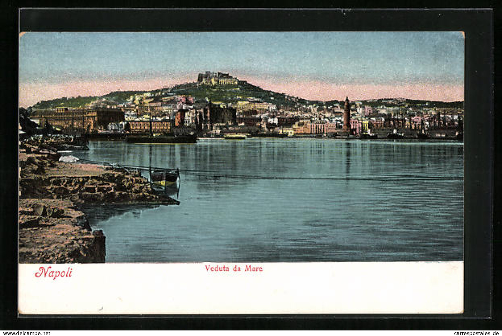 Cartolina Napoli, Veduta Da Mare  - Napoli