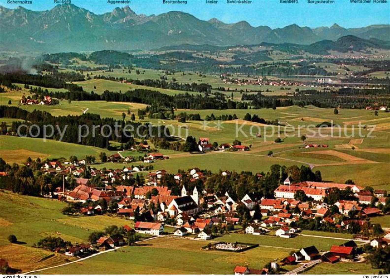 72751693 Steingaden Oberbayern Mit Allgaeuer Alpen Fliegeraufnahme Steingaden - Other & Unclassified