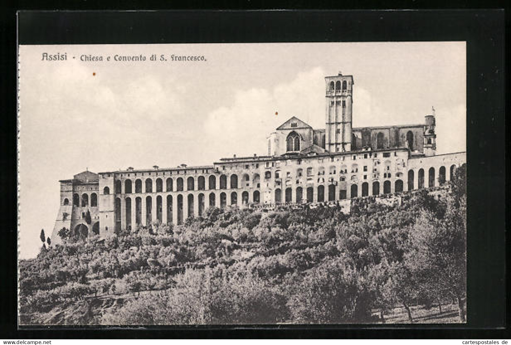 Cartolina Assisi, Chiesa E Convento Di S. Francesco  - Other & Unclassified
