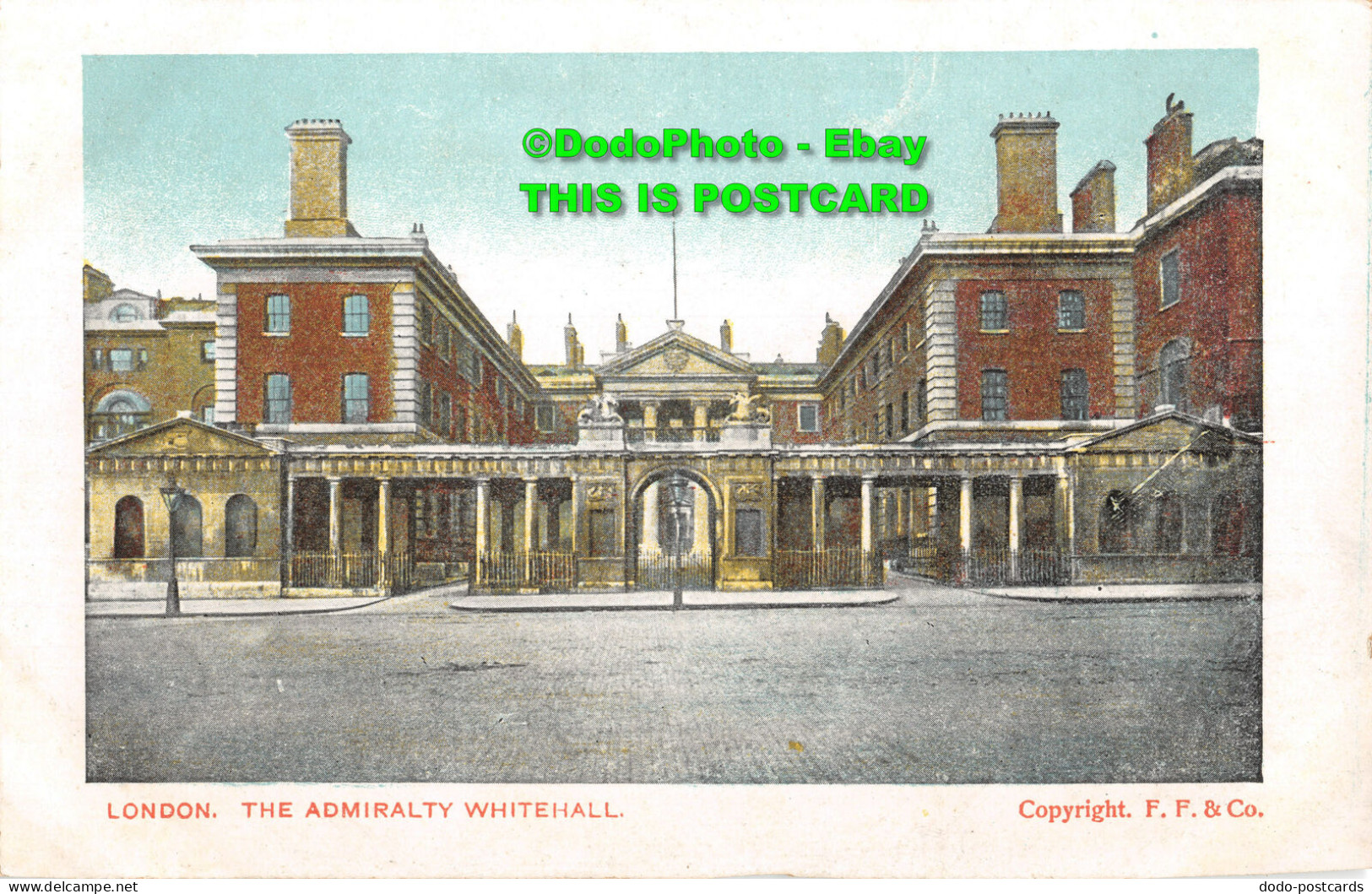 R414198 London. The Admiralty Whitehall. F. F. Postcard - Other & Unclassified