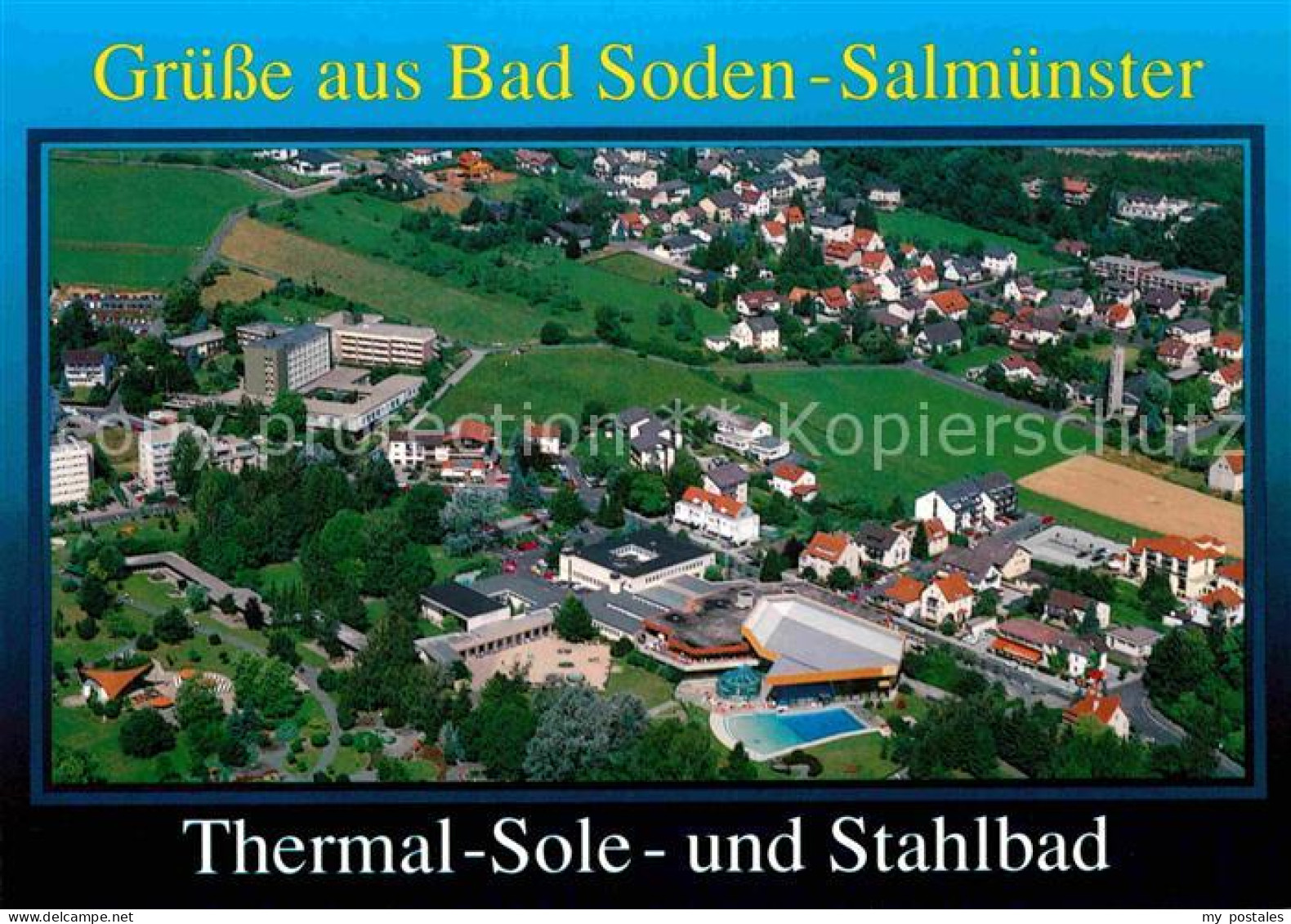 72751612 Bad Soden-Salmuenster Fliegeraufnahme Thermal-Sole Und Stahlbad Bad Sod - Andere & Zonder Classificatie