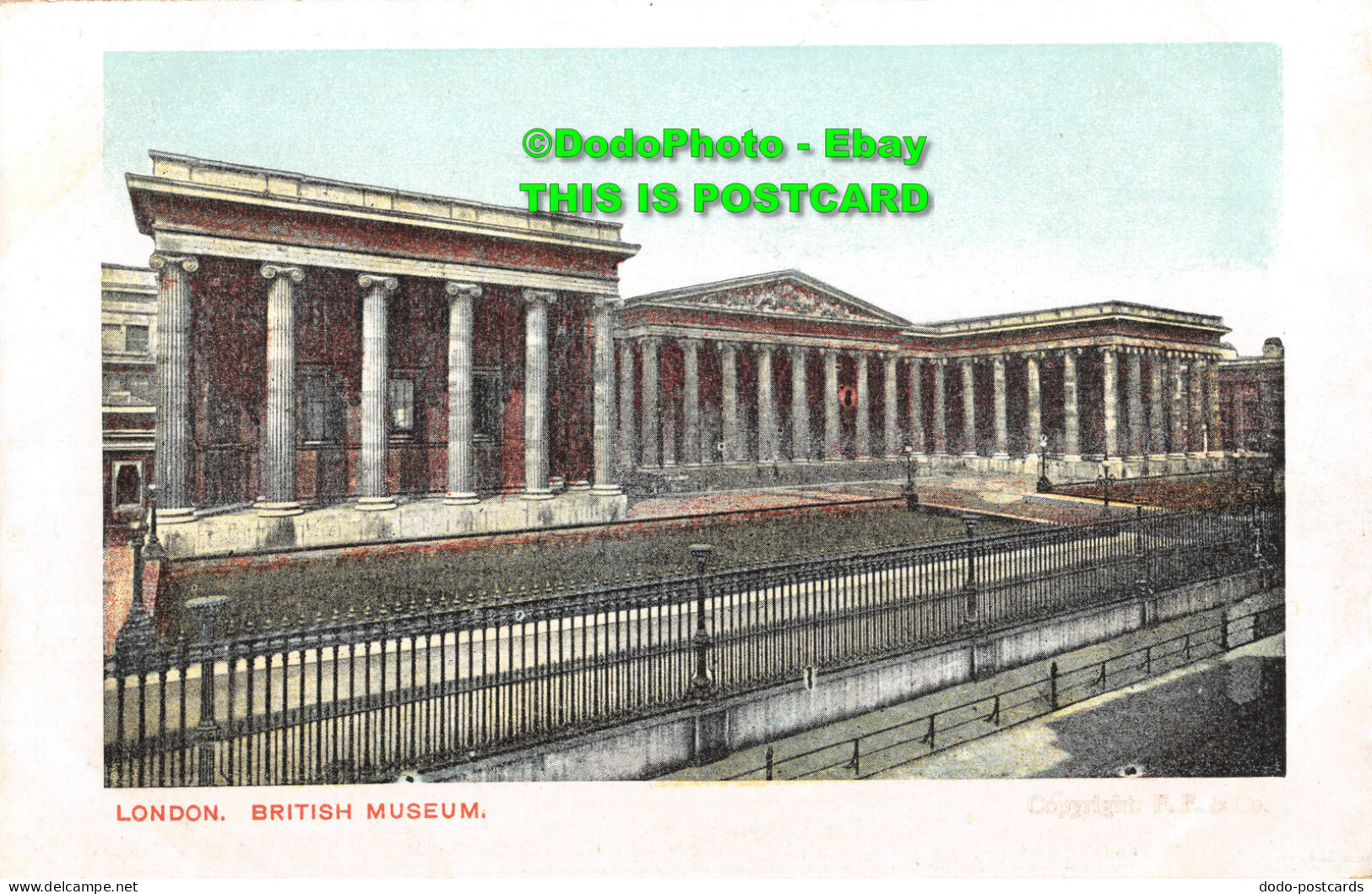 R414200 London. British Museum. Postcard - Autres & Non Classés