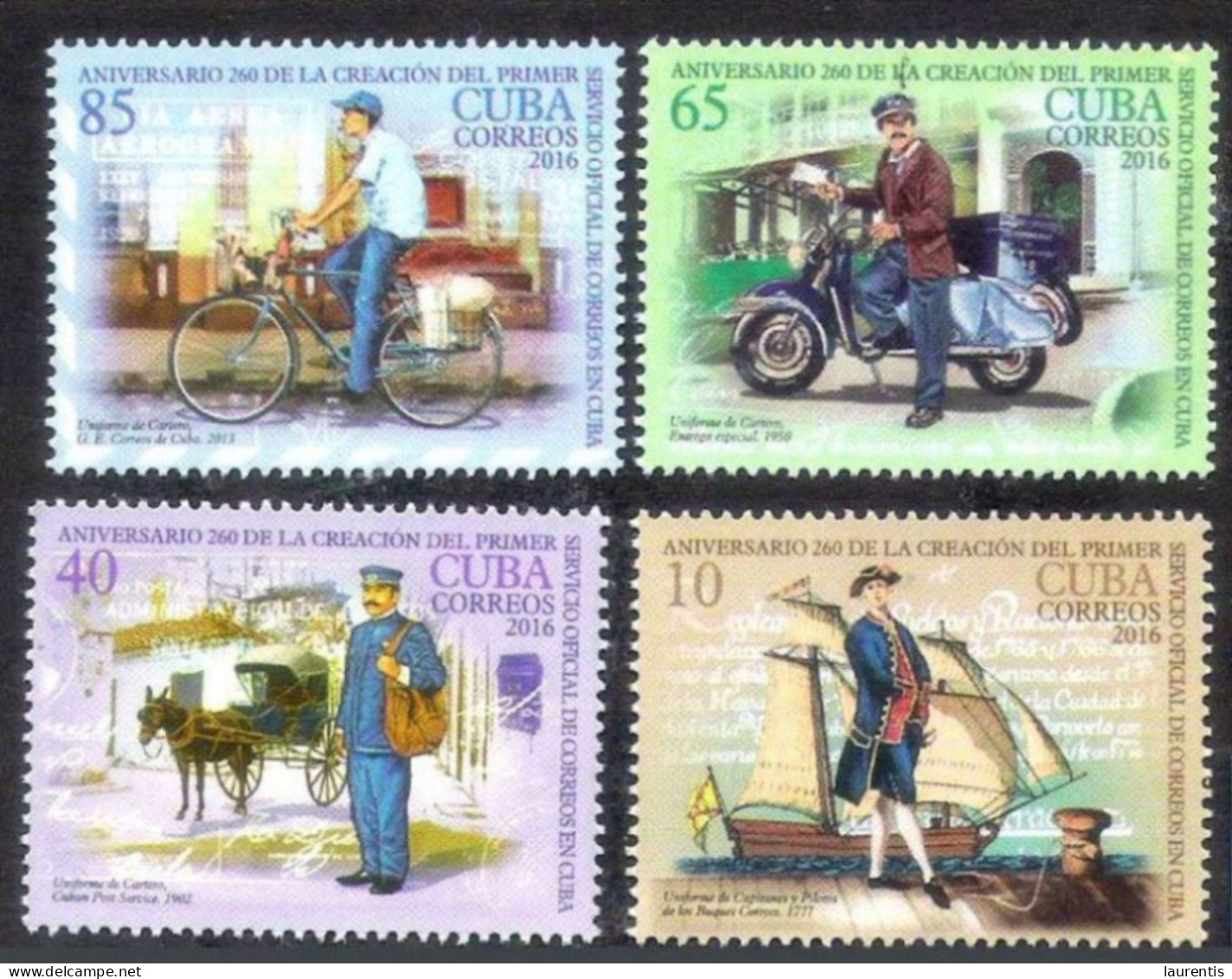629  Motorcycles -  Bycicles - Coaches -  Mailmen - 2016  MNH - Cb - 1,95 - Motorräder