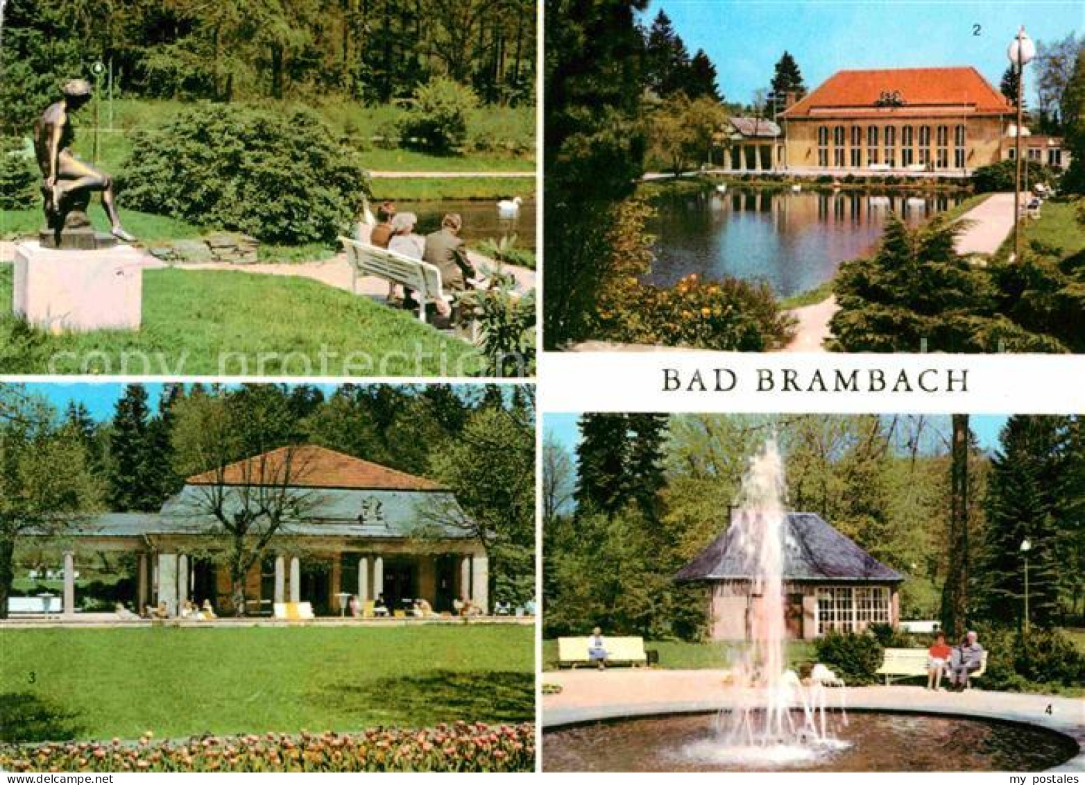 72751403 Bad Brambach Nixe Kurpark Festhalle Radonquelle Schillerquelle Bad Bram - Bad Brambach