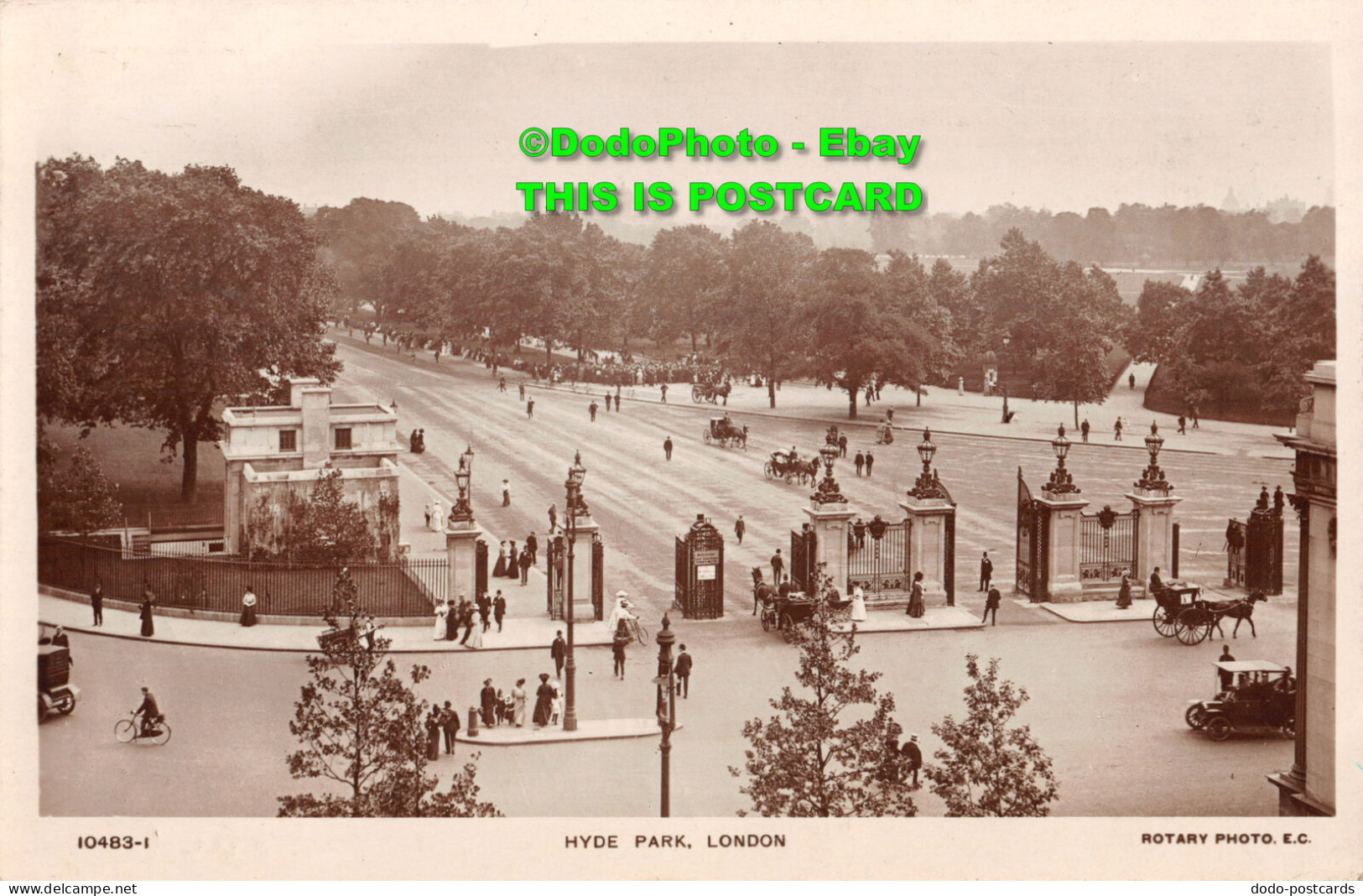 R414932 London. Hyde Park. Rotary Photo. Rajar Bromide Card. RP - Other & Unclassified