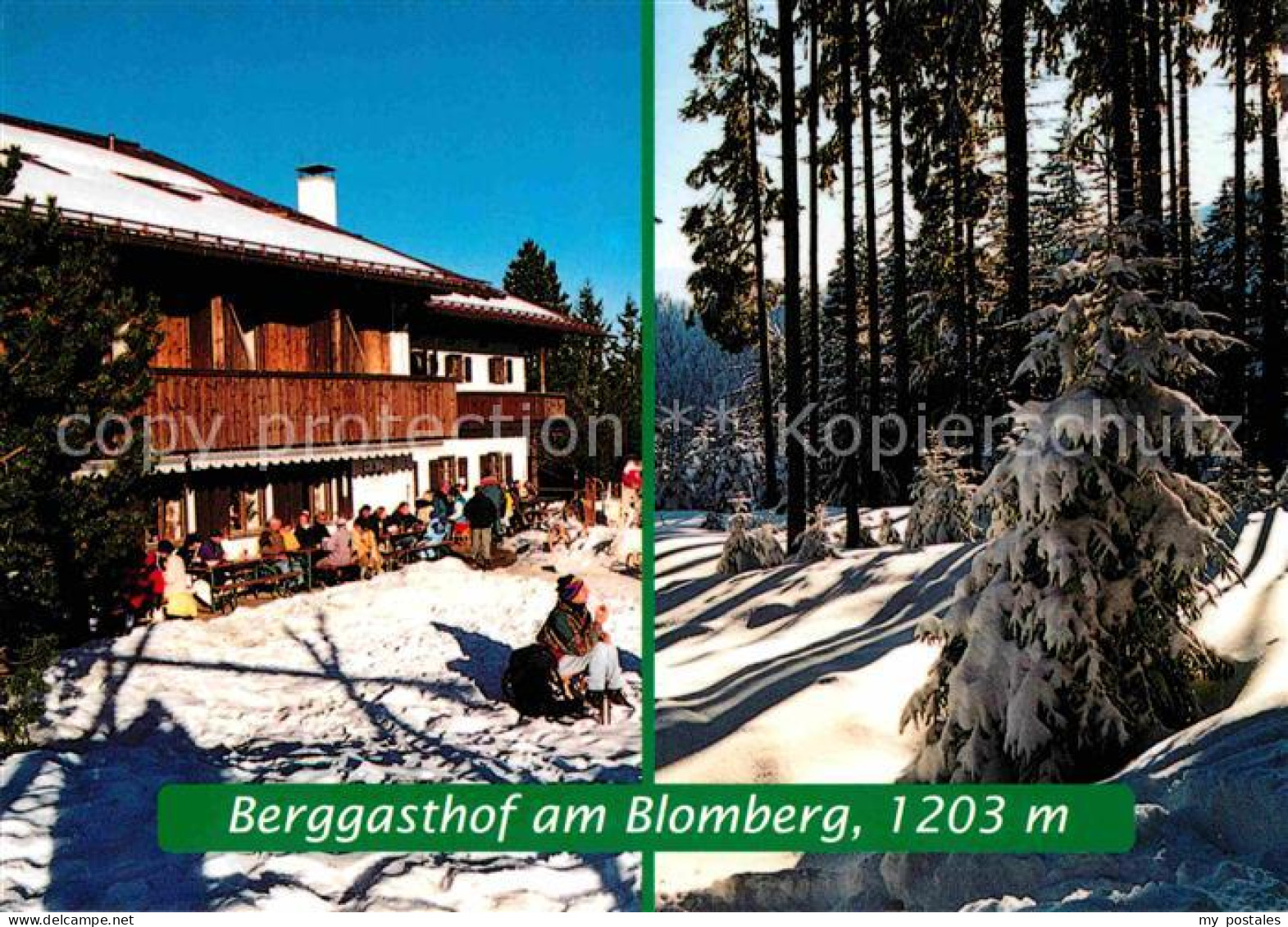 72751159 Bad Toelz Berggasthof Am Blomberg Waldpartie Winterlandschaft Bad Toelz - Bad Tölz