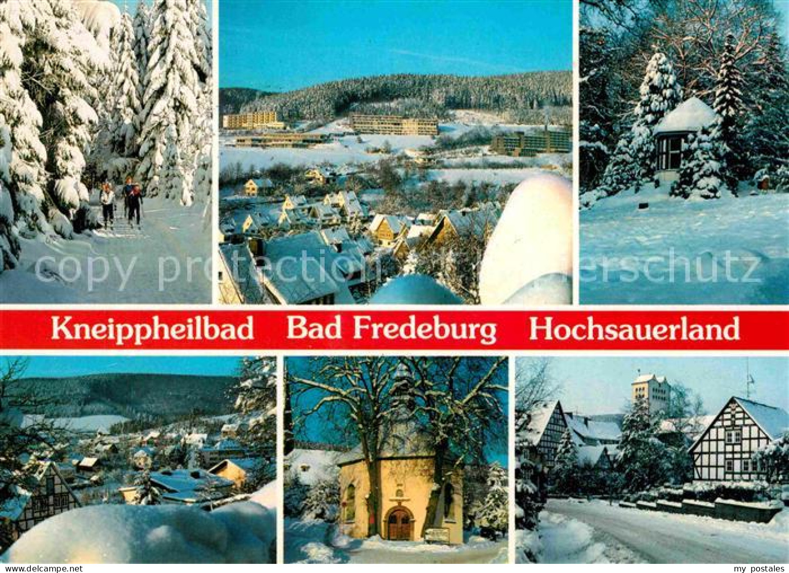 72751046 Bad Fredeburg Kirche Fachwerkhaueser Panorama  Bad Fredeburg - Schmallenberg