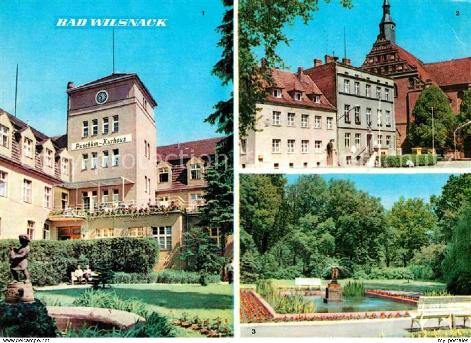 72750726 Bad Wilsnack Puschkin Kurhaus Kurpark Bad Wilsnack - Bad Wilsnack