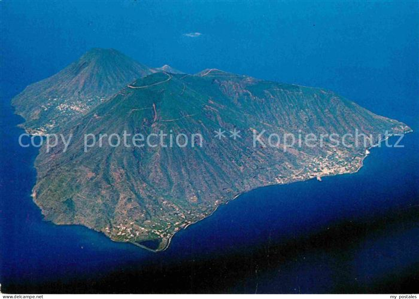 72750632 Eolie Fliegeraufnahme Isola Di Salina Italien - Other & Unclassified