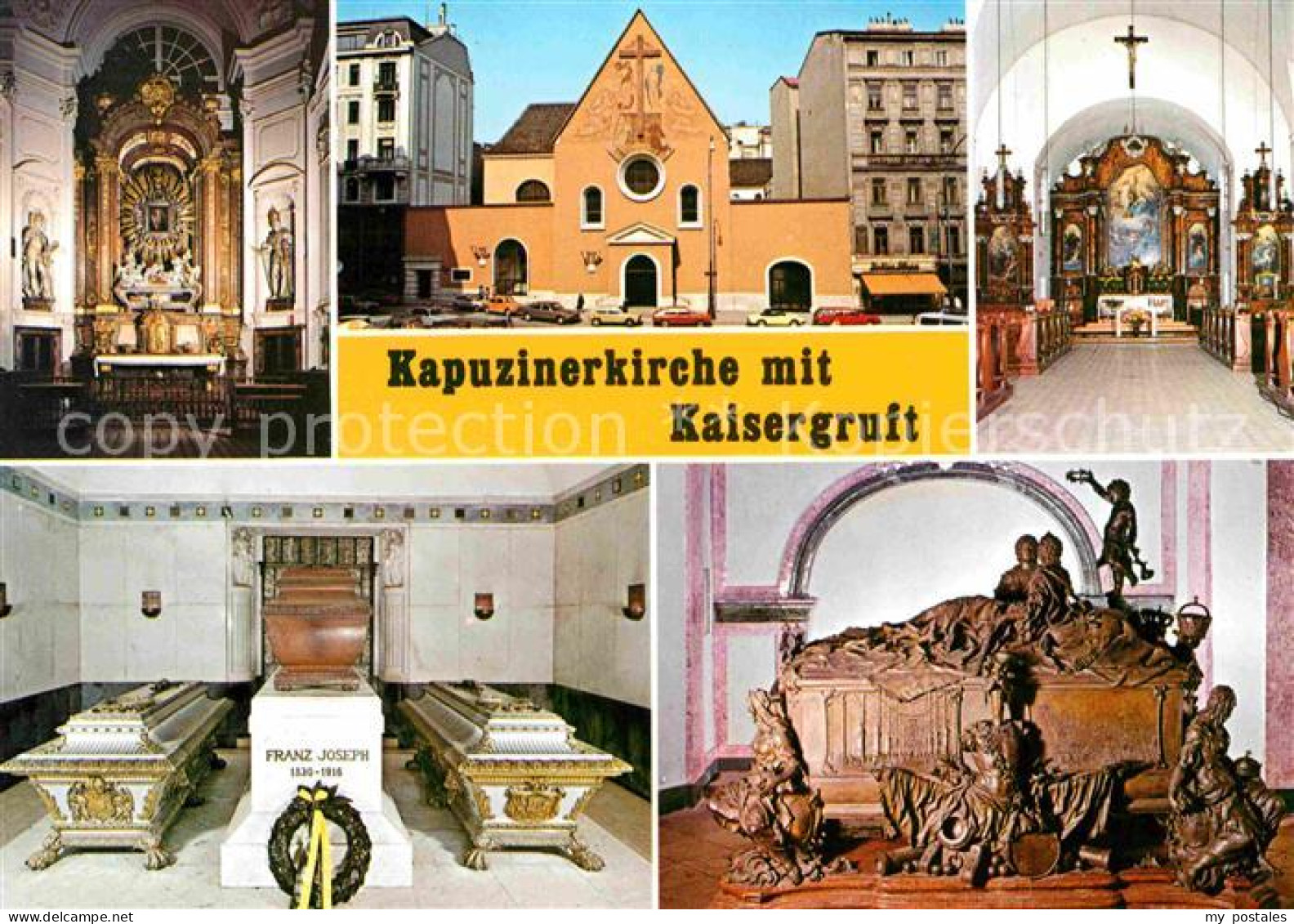 72750518 Wien Kapuzinerkirche Mit Kaisergruft Wien - Andere & Zonder Classificatie