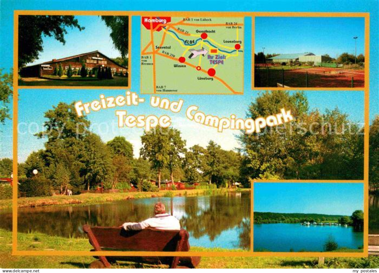 72750398 Tespe Freizeit Und Campingpark Bungalows Tennis Tespe - Andere & Zonder Classificatie