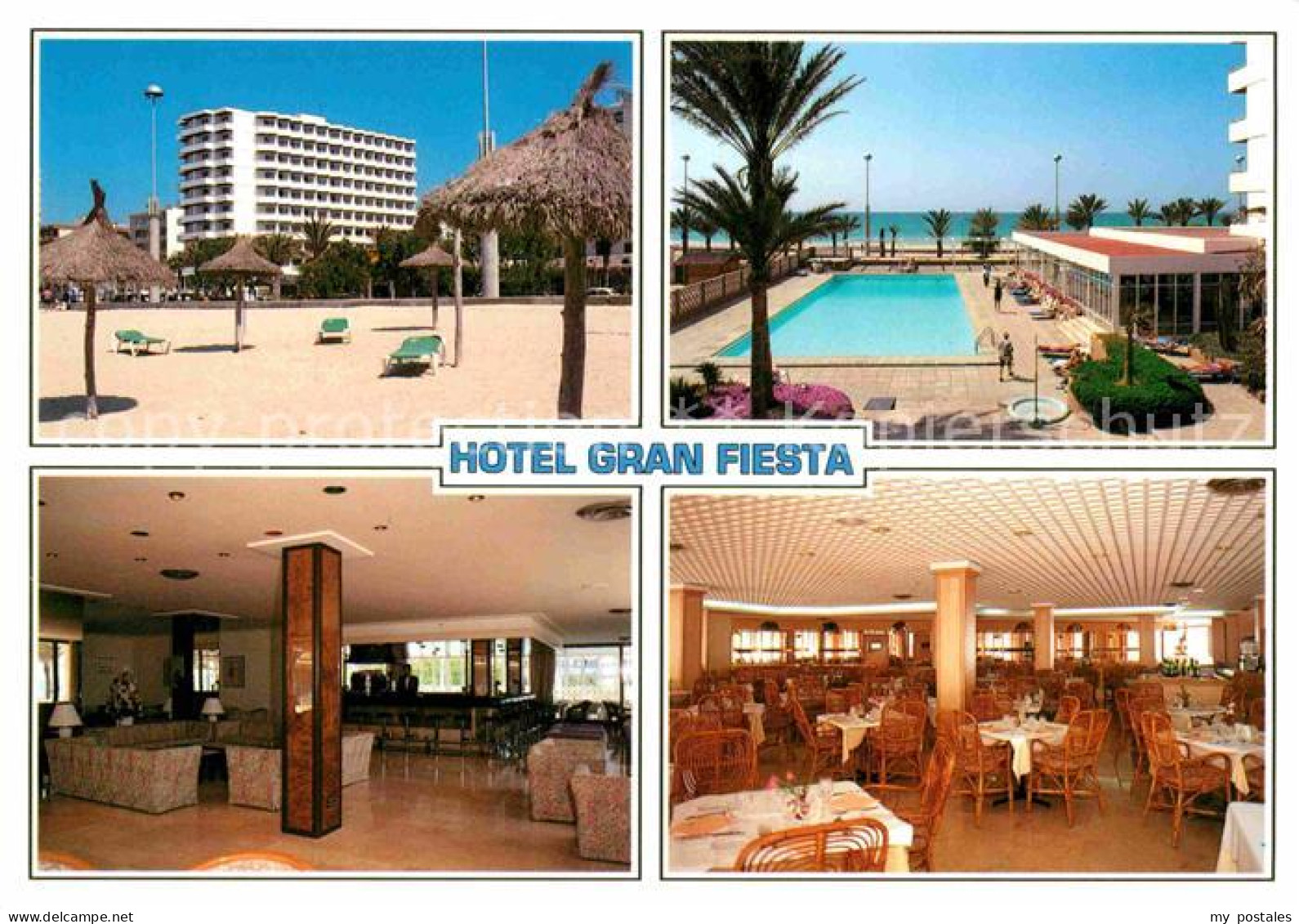 72750370 Playa De Palma Mallorca Hotel Gran Fiesta Restaurant Swimming Pool  - Autres & Non Classés