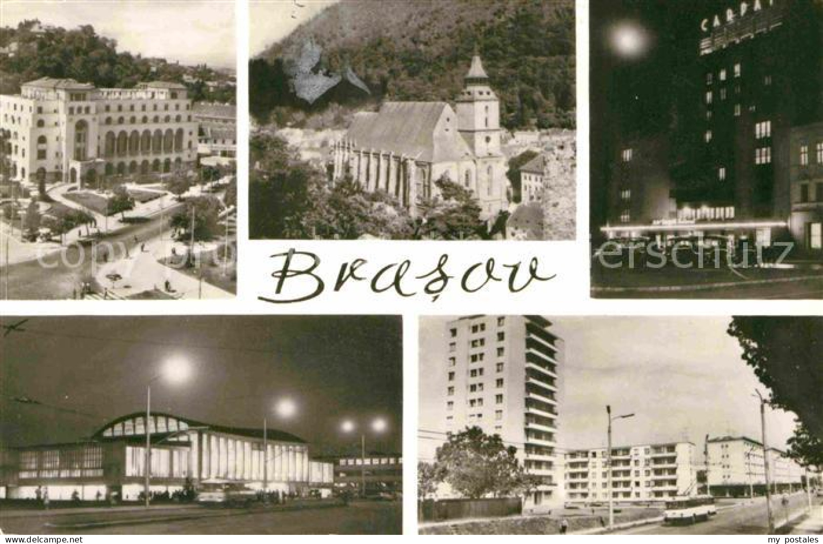 72750346 Brasso Brasov Kronstadt Teilansichten Hotel Kirche Gebaeude Hochhaeuser - Rumänien