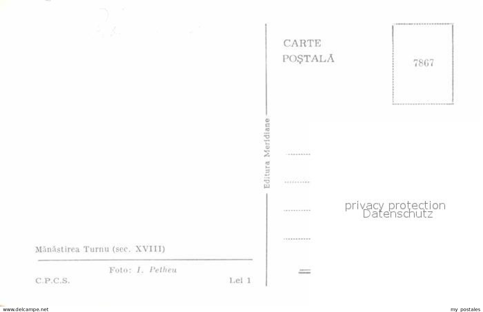 72750338 Turnu Manastirea Turnu Rosu RO Manastirea Kloster  - Roumanie