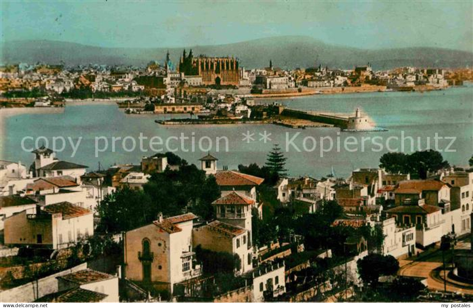 72750278 Palma De Mallorca Catedral Desde El Terreno Palma De Mallorca - Sonstige & Ohne Zuordnung