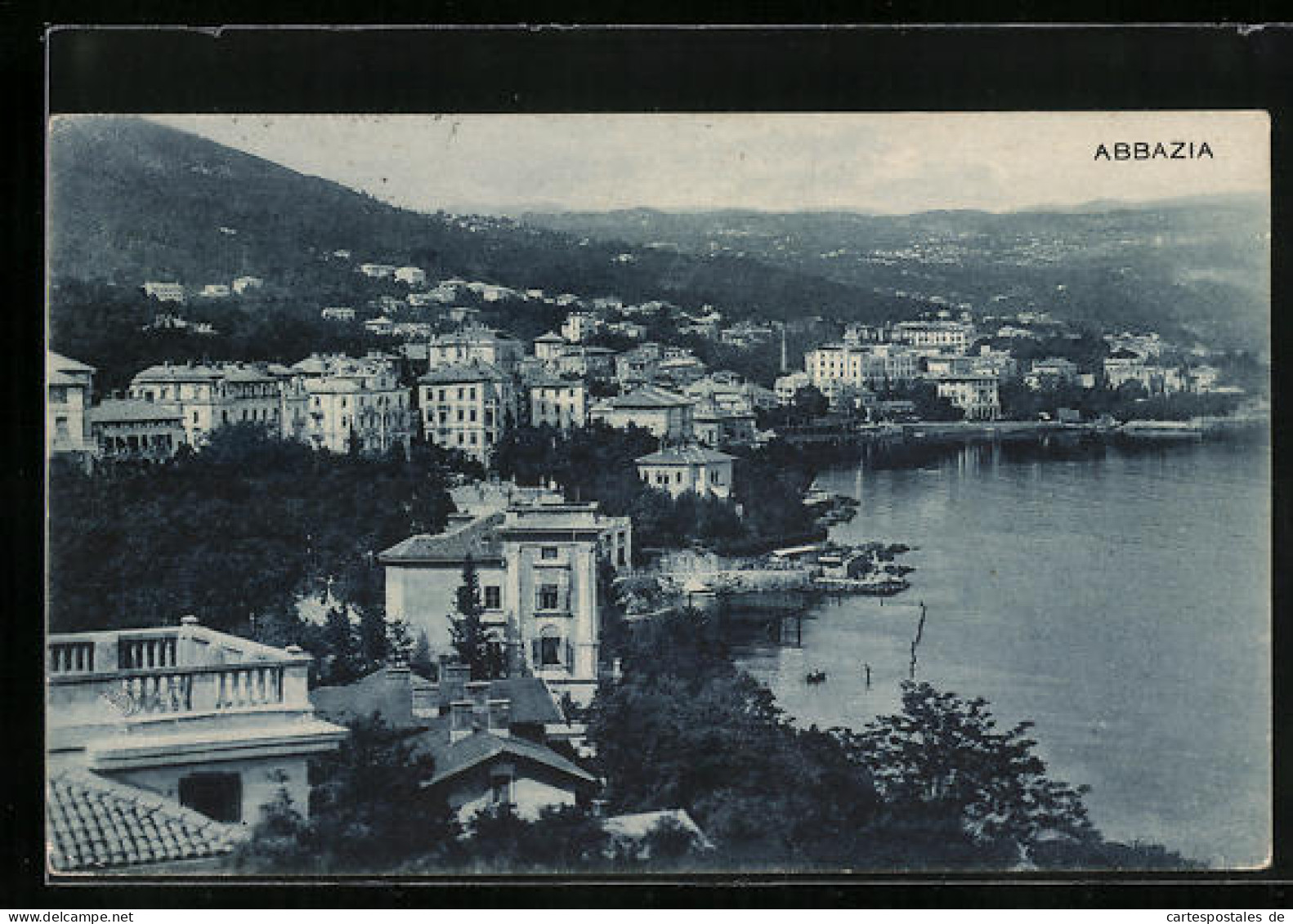 AK Abbazia, Generalansicht Der Stadt, Blick Auf Die Uferanlagen  - Kroatien