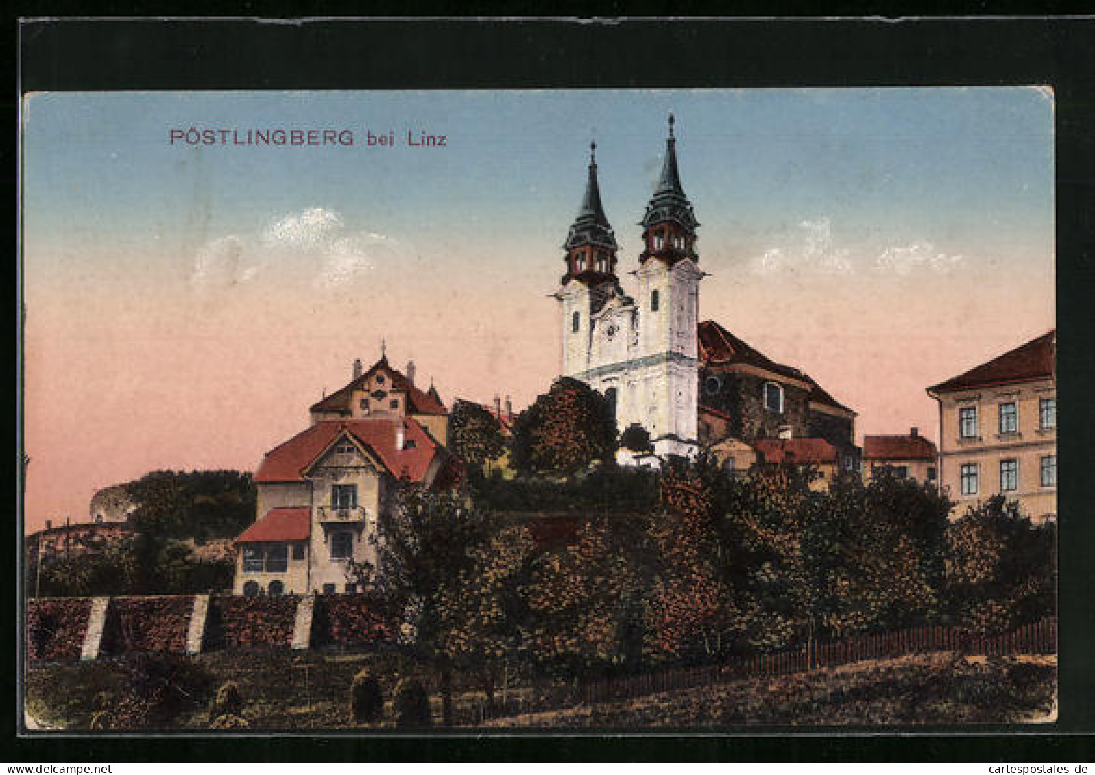 AK Linz A. D. Donau, Unter Der Wallfahrtskirche Auf Dem Pöstlingberg  - Altri & Non Classificati