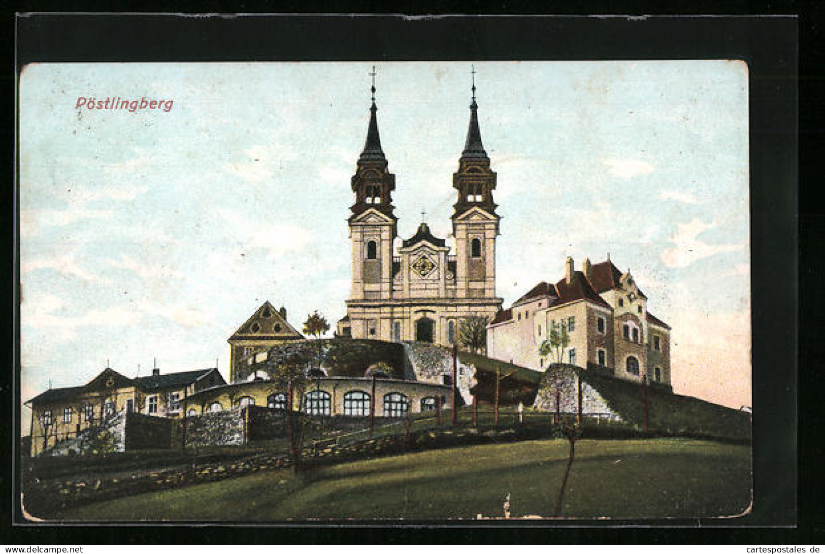 AK Linz A. D. Donau, Am Pöstlingberg, Die Wallfahrtskirche  - Altri & Non Classificati