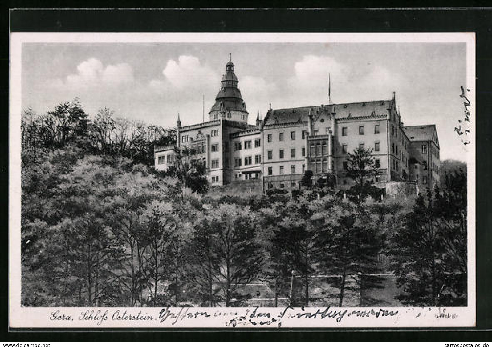 AK Gera, Ansicht Von Schloss Osterstein  - Gera