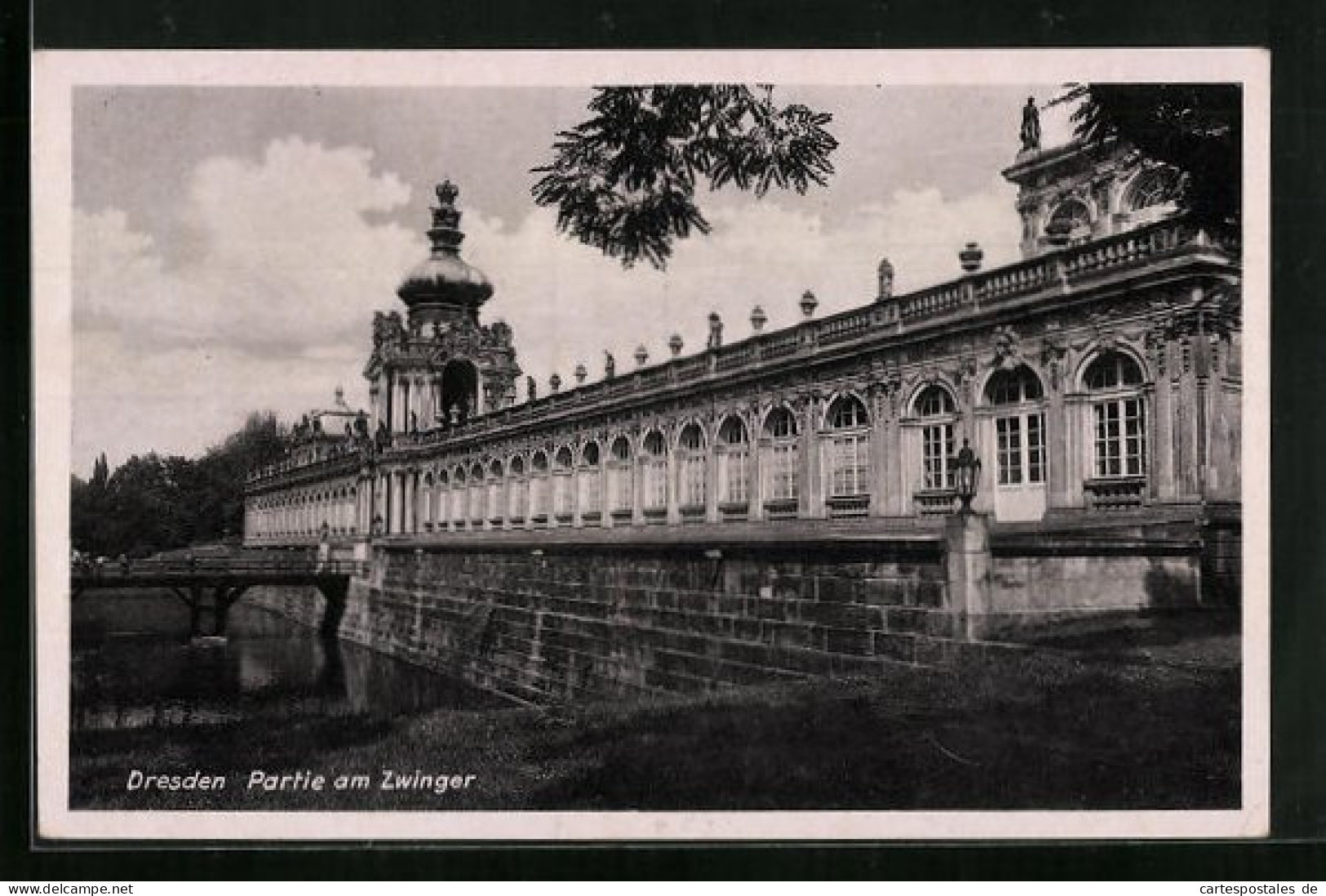 AK Dresden, Partie Am Zwinger  - Dresden