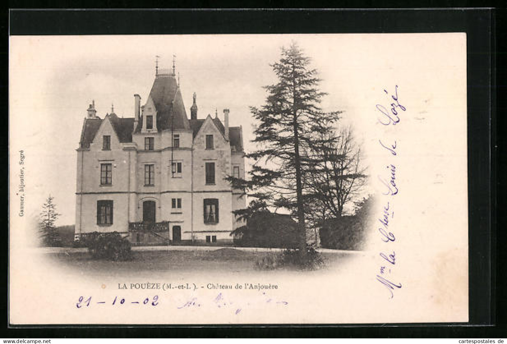 CPA La Poueze, Chateau De L`Anjouere  - Autres & Non Classés
