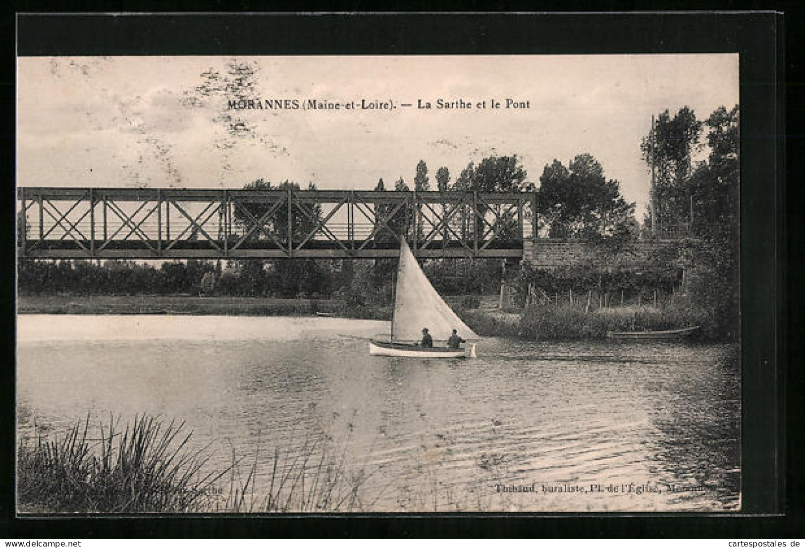 CPA Morannes, La Sarthe Et Le Pont  - Other & Unclassified