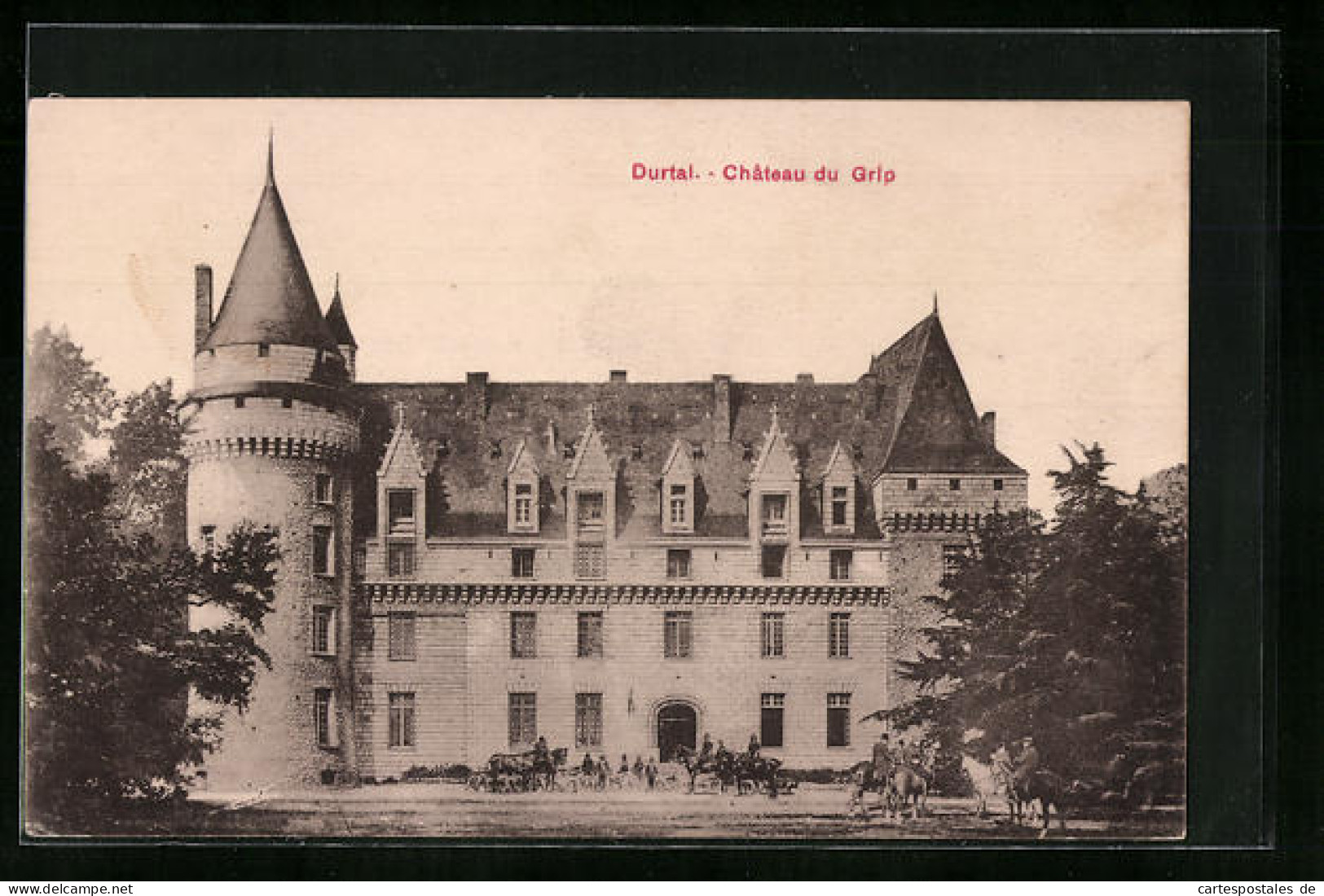CPA Durtal, Chateau Du Grip, Facade  - Durtal