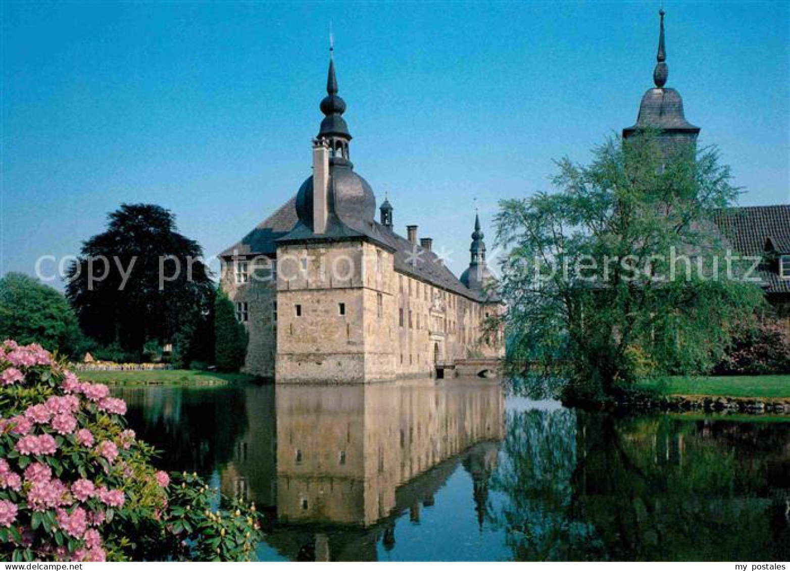 72750066 Lembeck Schloss Vorburg Und Hauptburg Am Wasser Lembeck - Dorsten