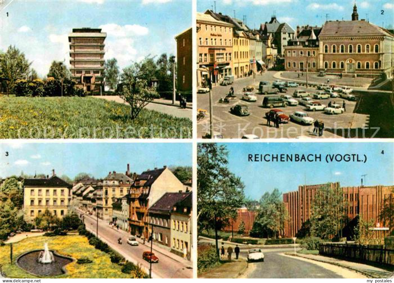 72749786 Reichenbach Vogtland Wasserturm Marktplatz Park Des Friedens Reichenbac - Sonstige & Ohne Zuordnung