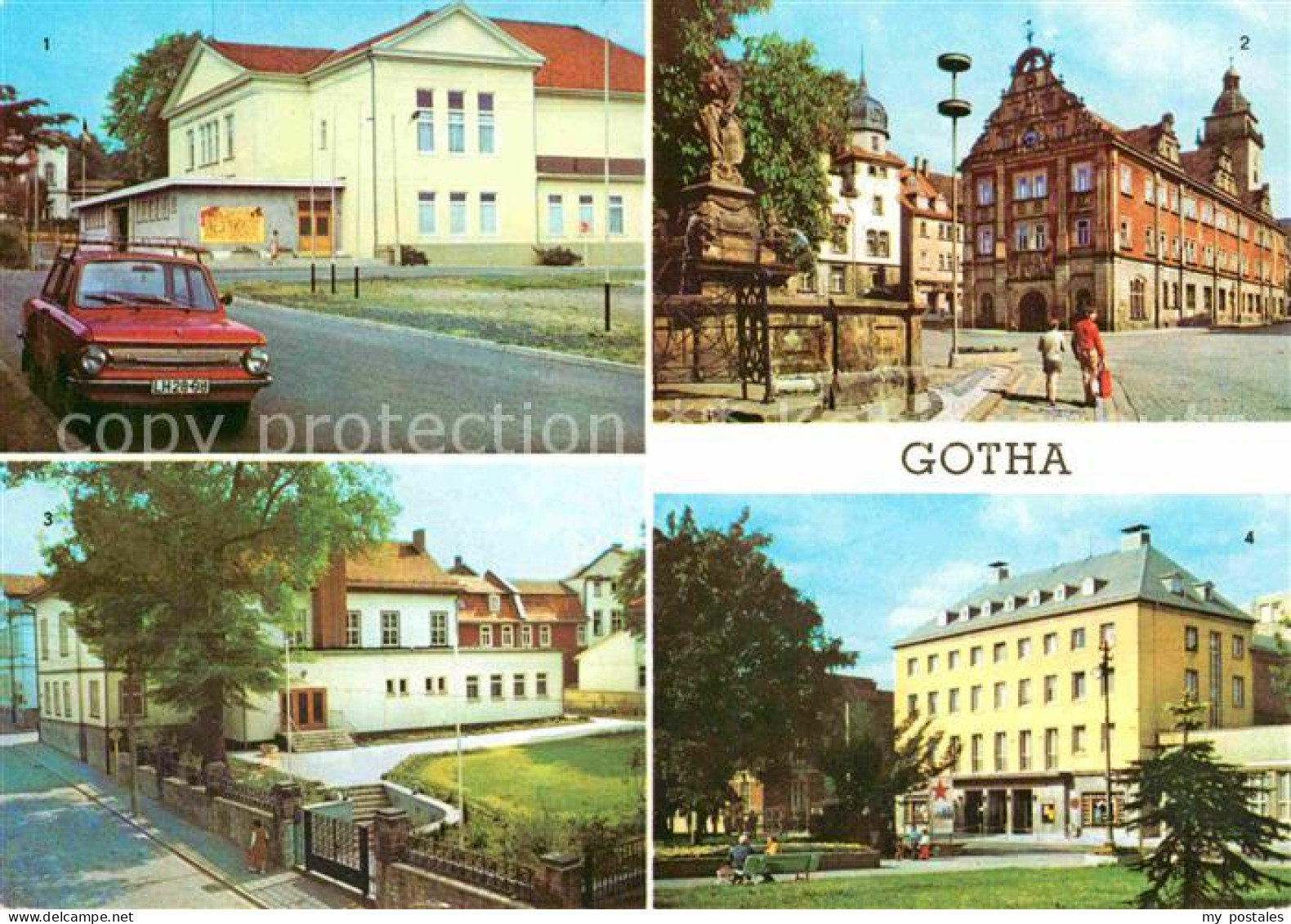 72749766 Gotha Thueringen Klubhaus Rathaus Tivoli Kulturhaus Gotha - Gotha