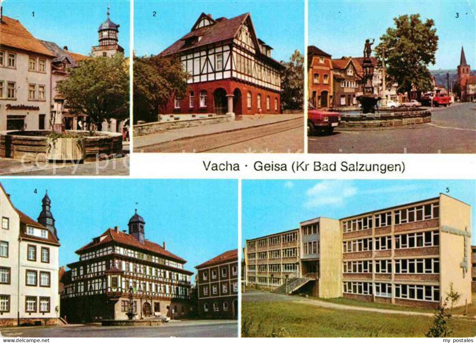72749723 Vacha  Markt Rathaus Geisa Markt Rudi Arnstadt Schule  Vacha - Vacha