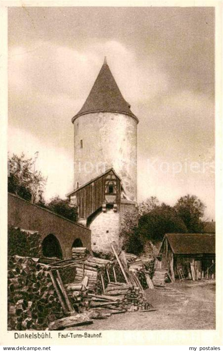 72749614 Dinkelsbuehl Faul Turm Bauhof Dinkelsbuehl - Dinkelsbuehl