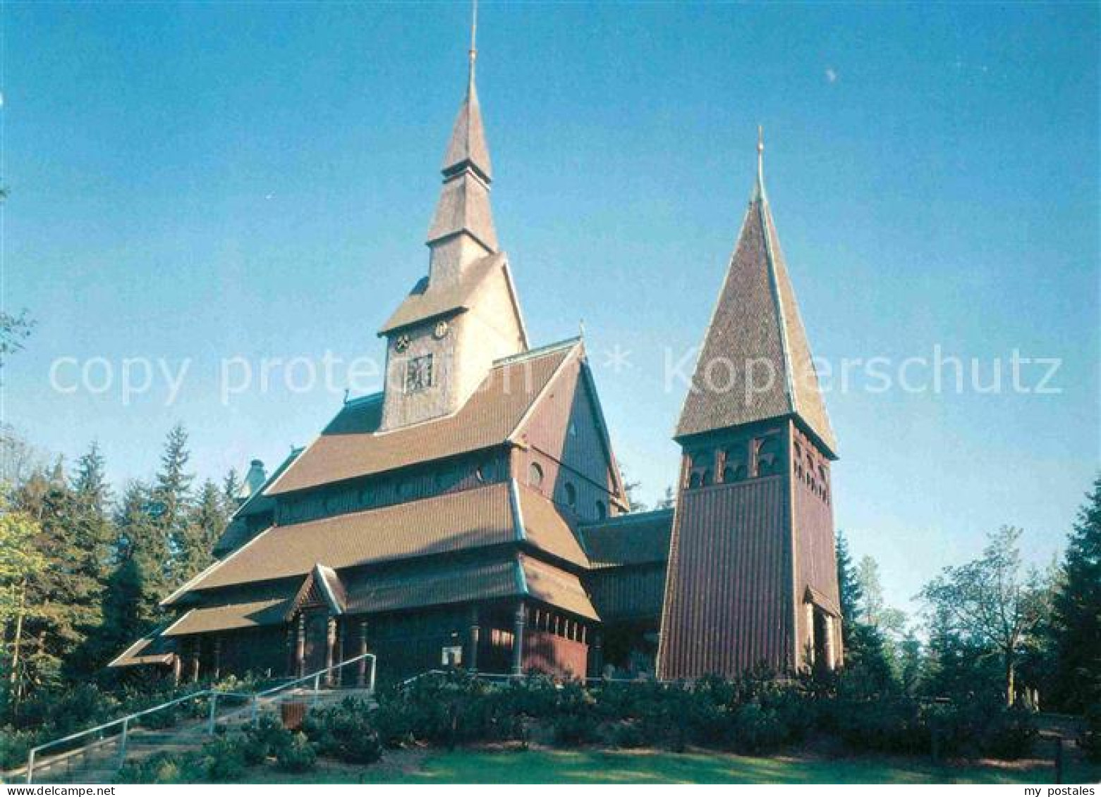 72749443 Hahnenklee-Bockswiese Harz Nordische Stabkirche Goslar - Goslar