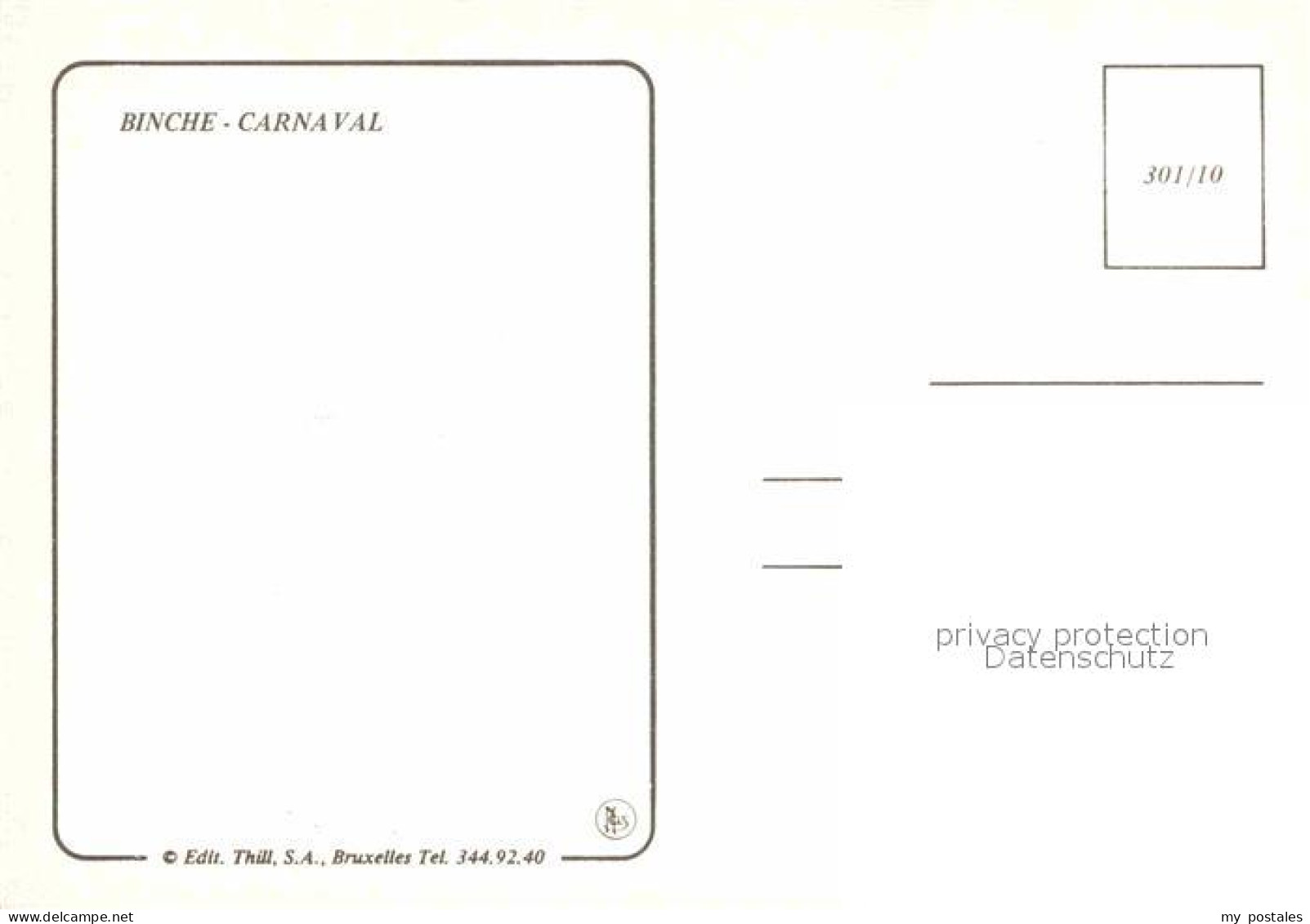 72749439 Binche Hainaut Carnaval Binche Hainaut - Other & Unclassified