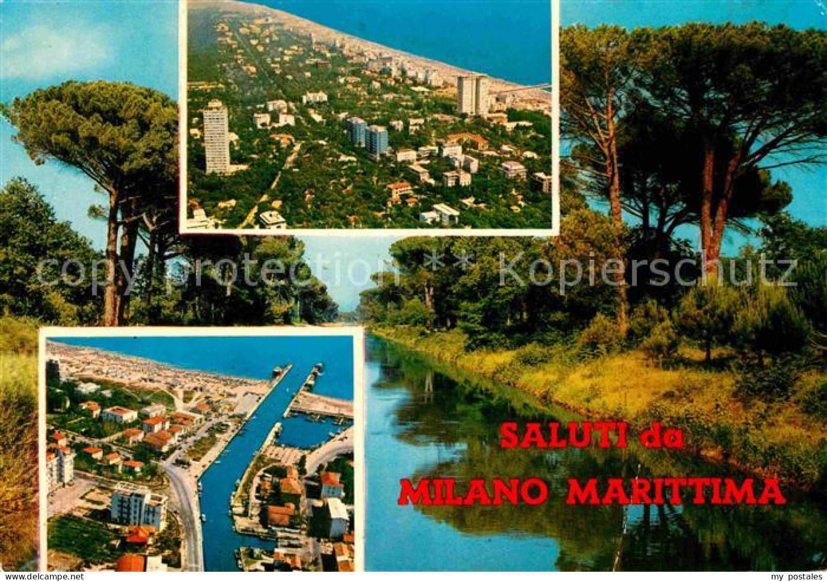 72749418 Milano Marittima Landschaft Hafen Strand Fliegeraufnahme Firenze - Other & Unclassified