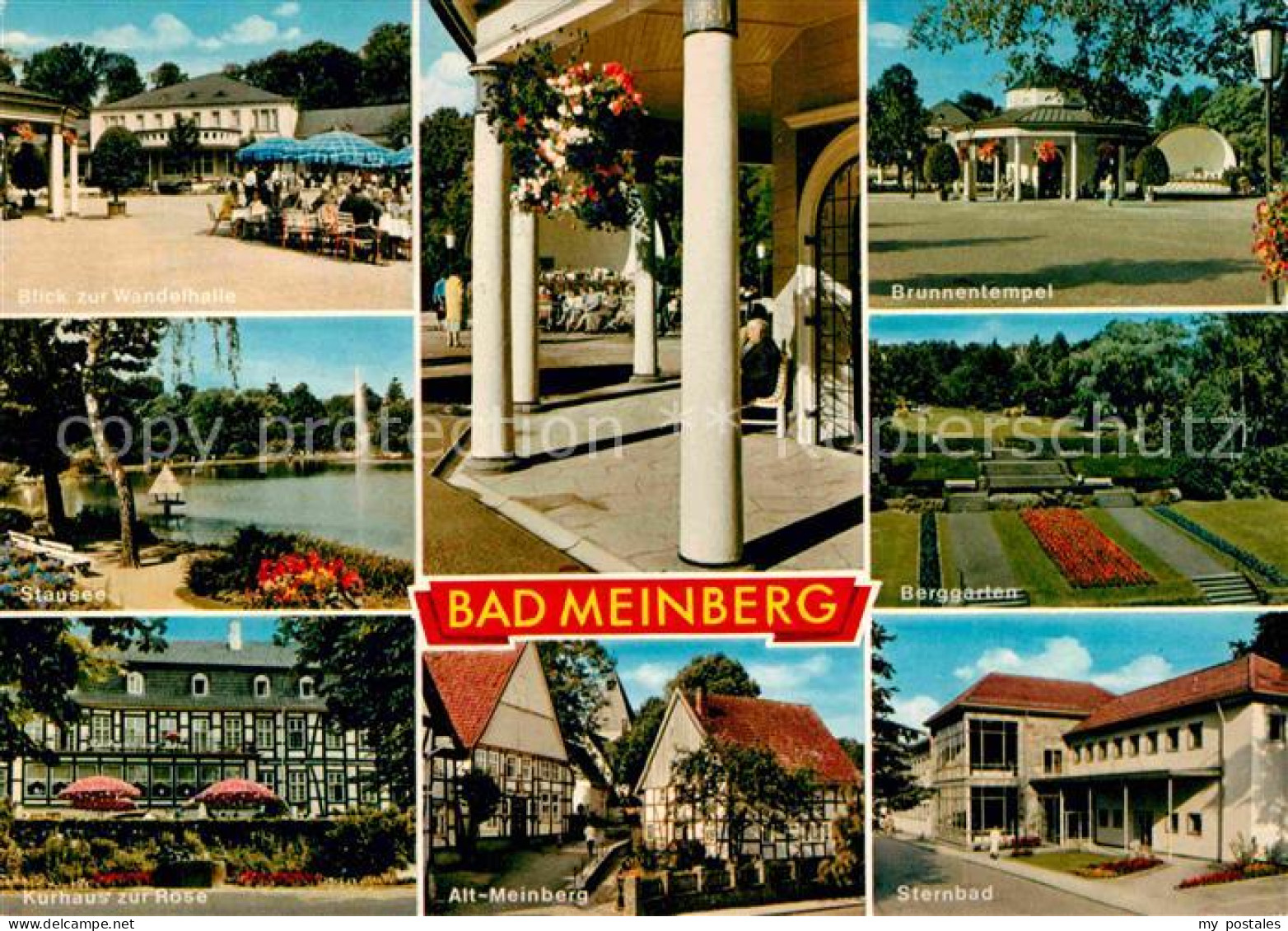 72749402 Bad Meinberg Brunnentemple Berggarten Sternbad Kurhaus Wandelhalle Stau - Bad Meinberg