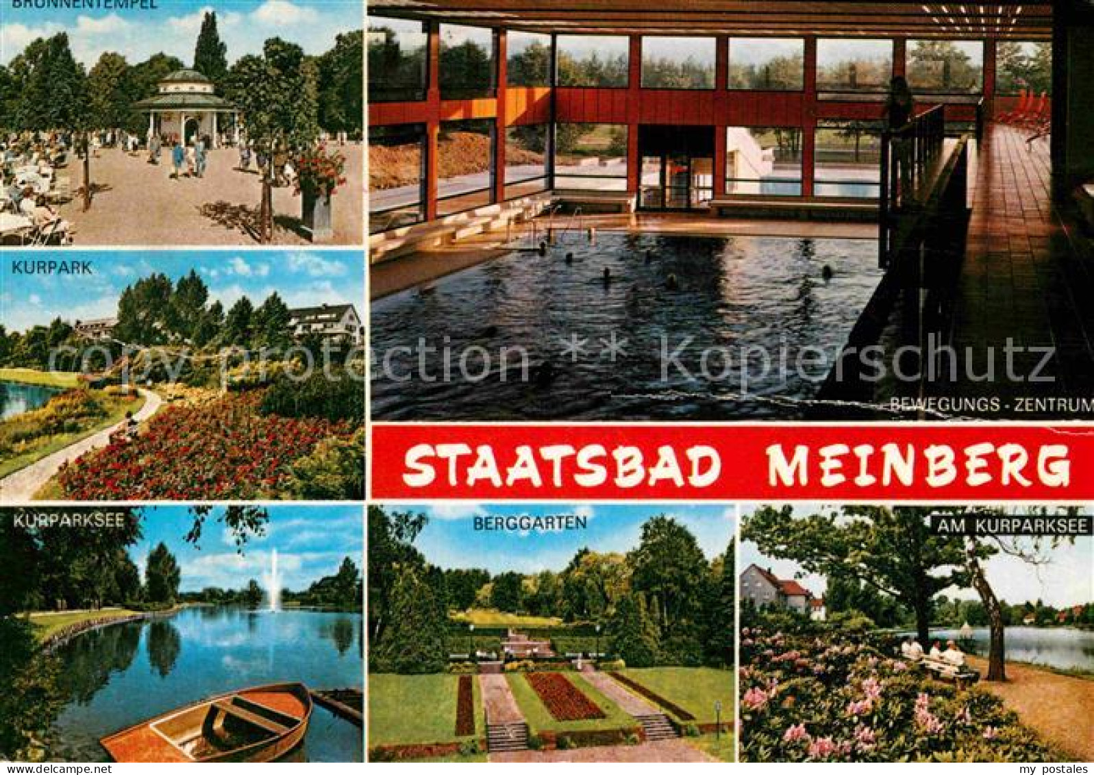 72749400 Bad Meinberg Bewegungszentrum Kurparksee Barggarten Kurpark Brunnentemp - Bad Meinberg