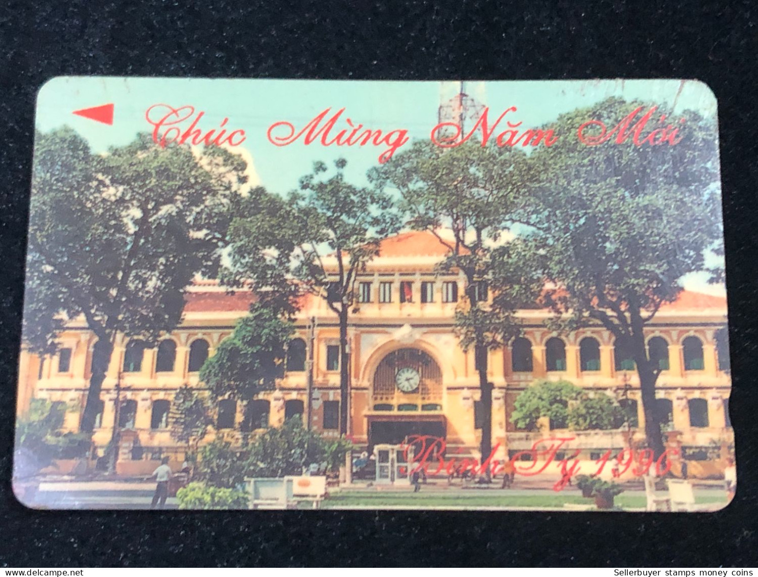 Card Phonekad Vietnam(LUNAR NEW YEAR 60 000dong-1996)-1pcs - Viêt-Nam