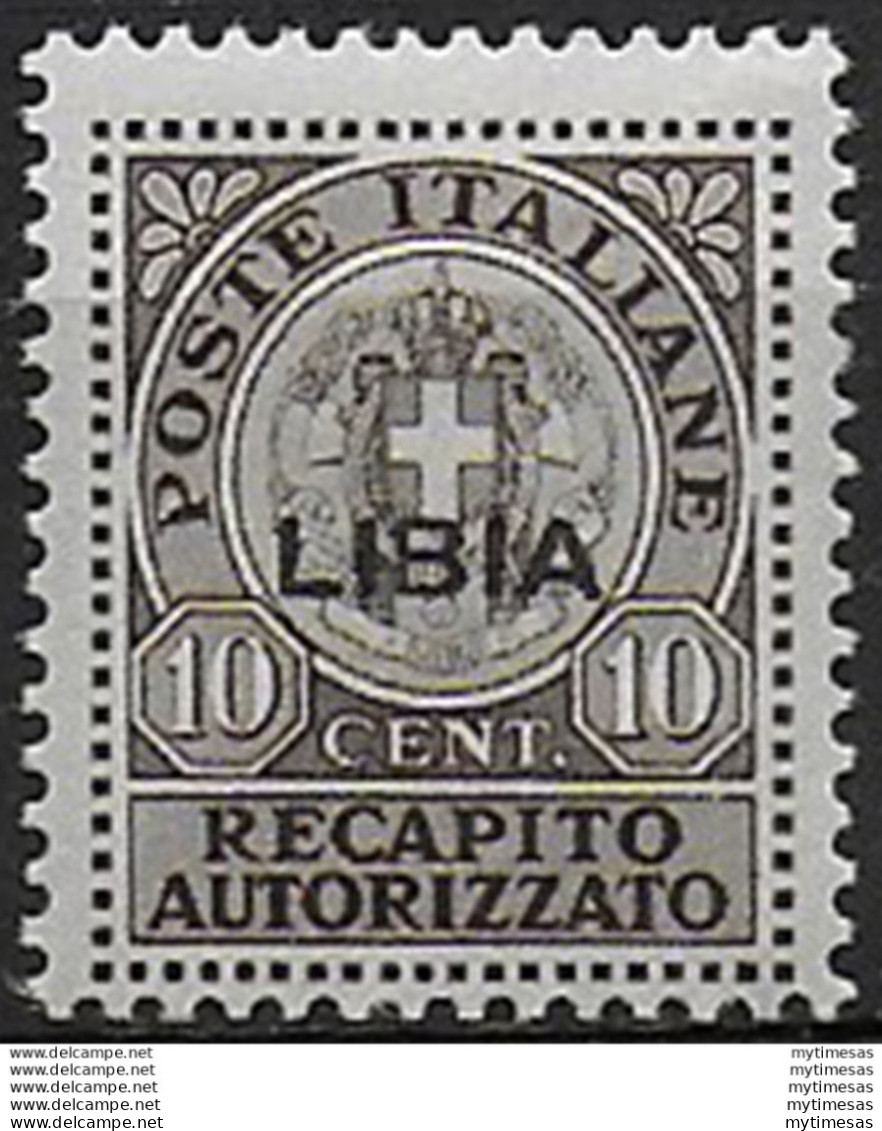 1942 Libia RA 10c. Bruno MNH Sass. N. 4 - Other & Unclassified