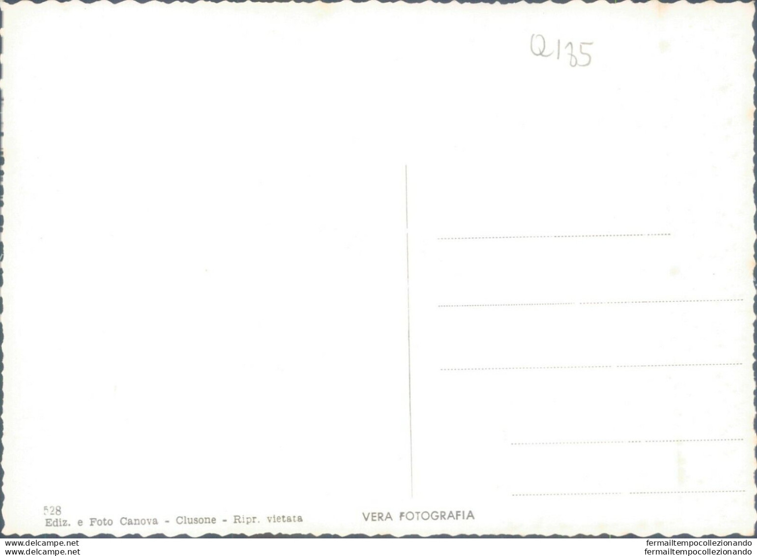 Q185 Cartolina Clusone Veduta Da Crosio Provincia Di  Bergamo - Bergamo