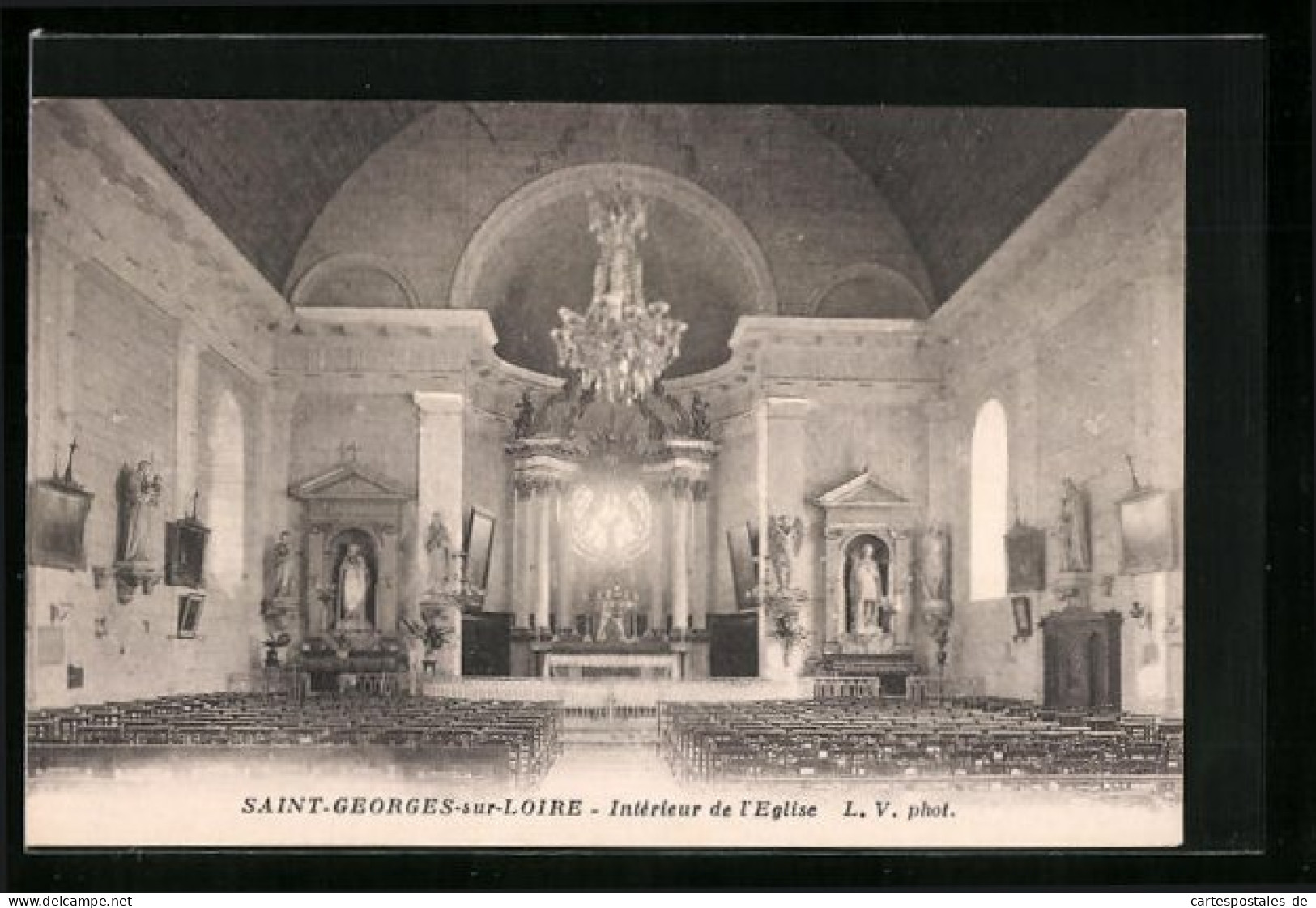 CPA Saint-Georges, Interieur De L`Eglise  - Other & Unclassified