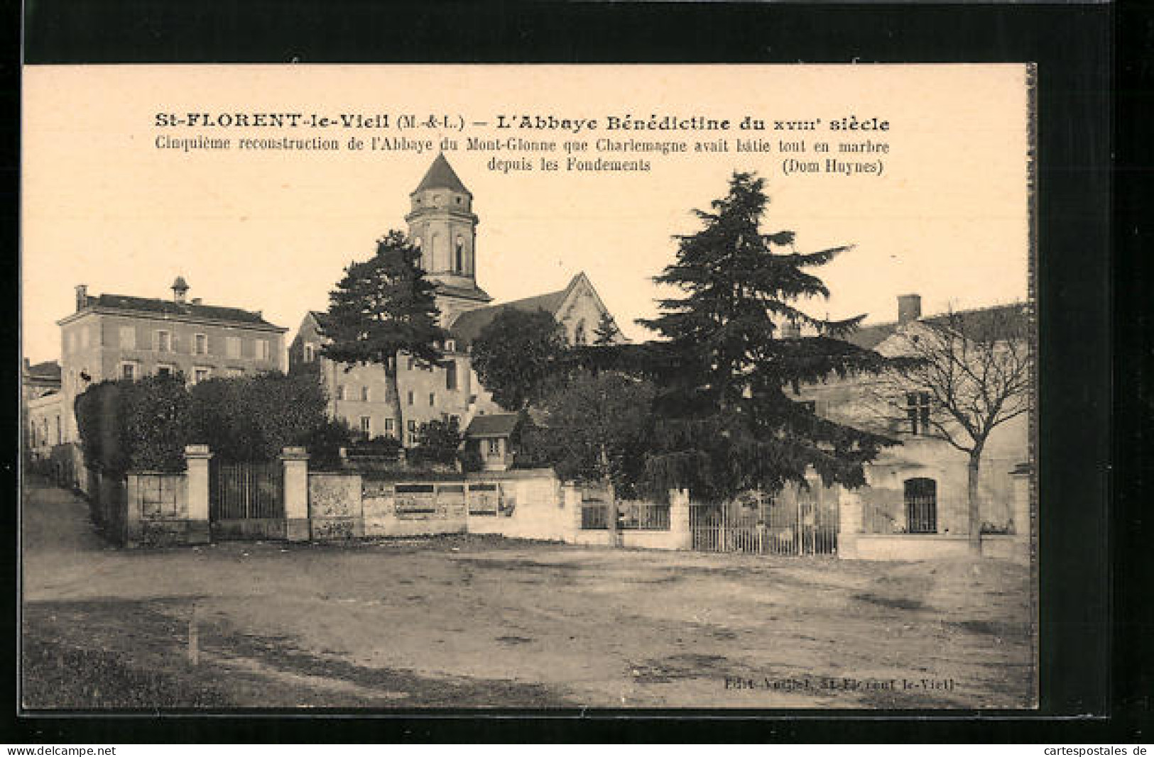 CPA St-Florent-le-Vieil, L`Abbaye Benedictine Du XVIIIe Siecle  - Other & Unclassified