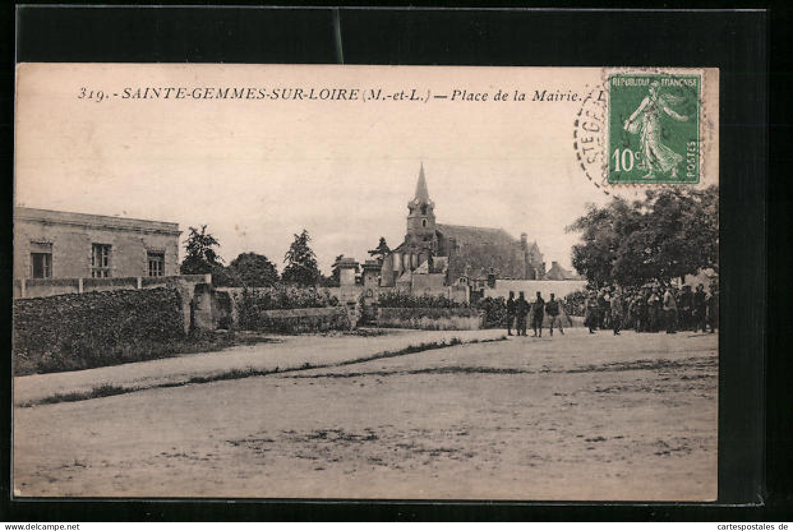 CPA Saint-Gemmes, Place De La Mairie  - Other & Unclassified